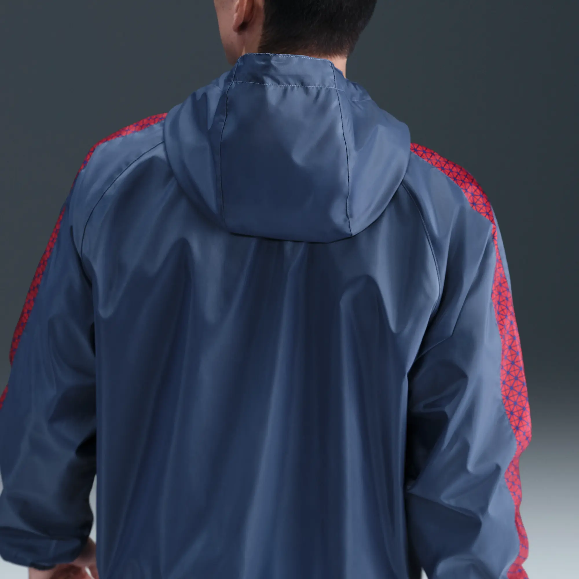 Paris Saint-Germain Men's Nike Football Hooded Woven Tracksuit - Blue - Sustainable Materials