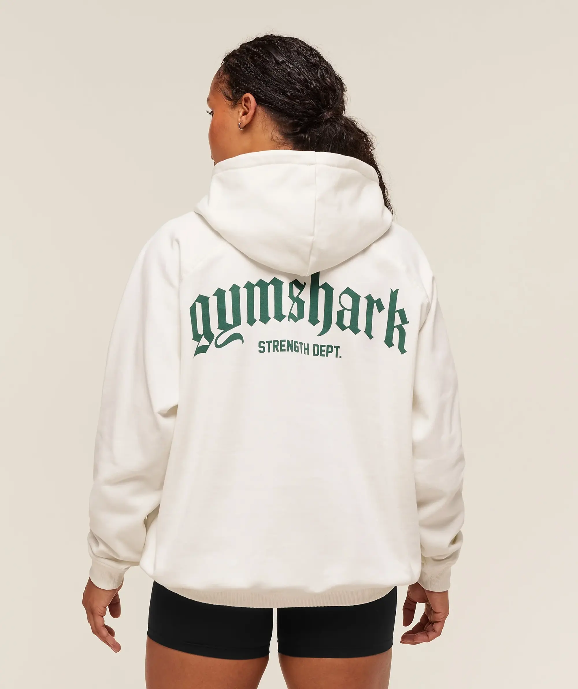  Strength Department Oversized Hoodie - Soft White