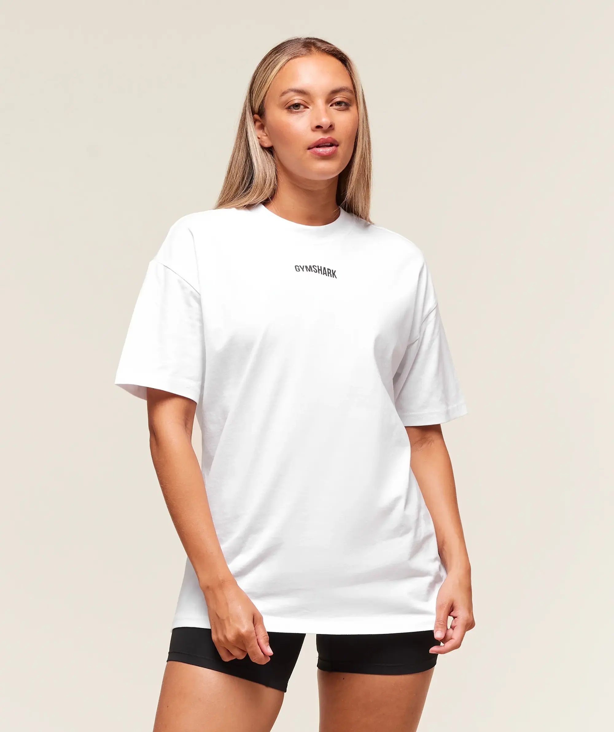  Block Oversized T-Shirt - White