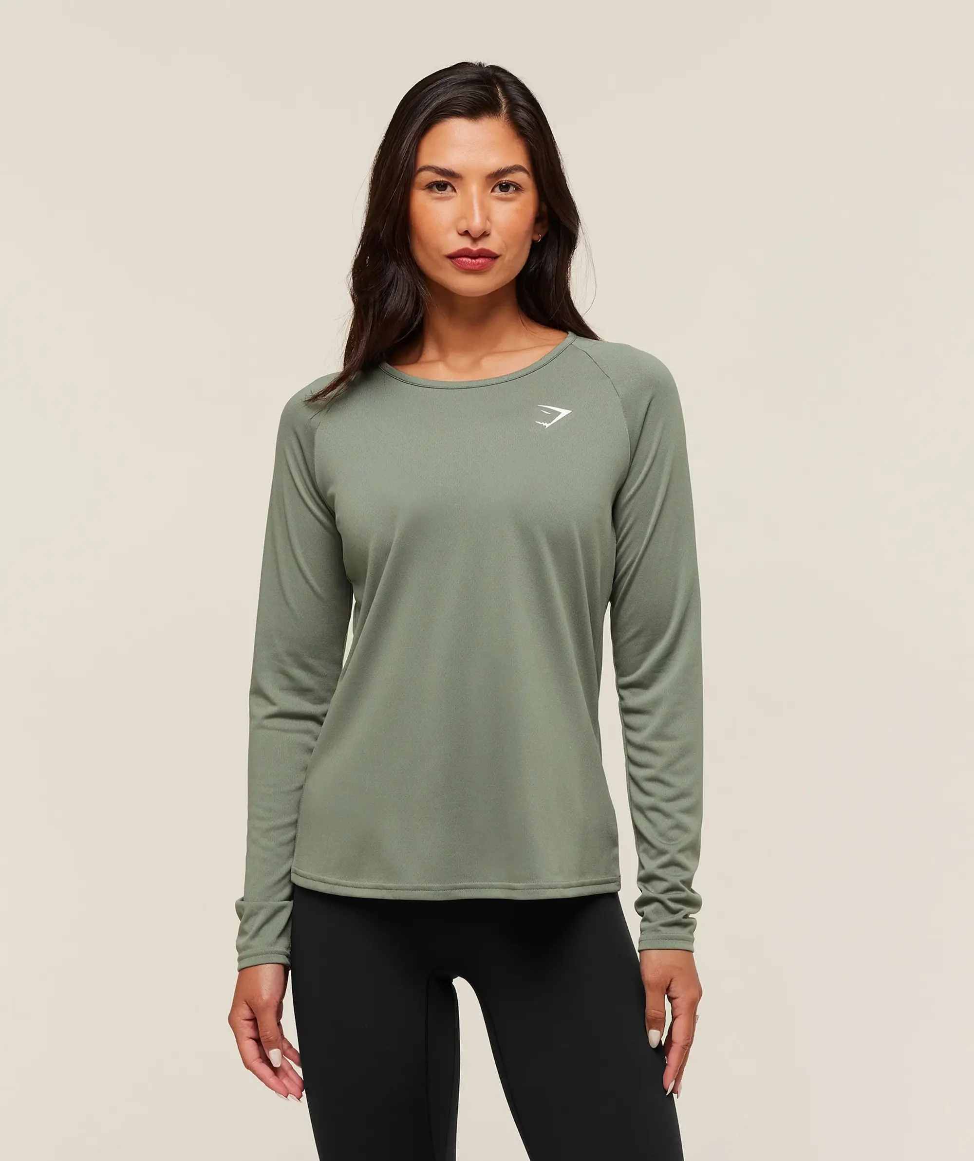  TRAINING LONG SLEEVE TOP - Unit Green