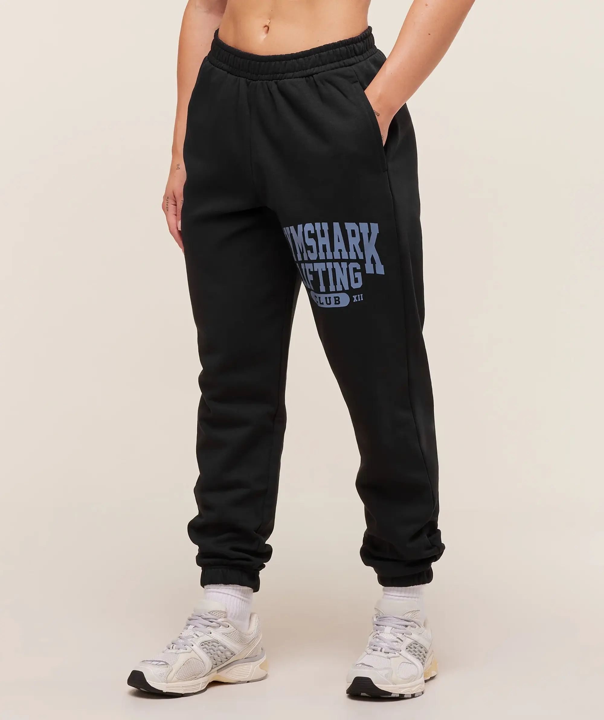  Lifting Club Graphic Joggers - Black