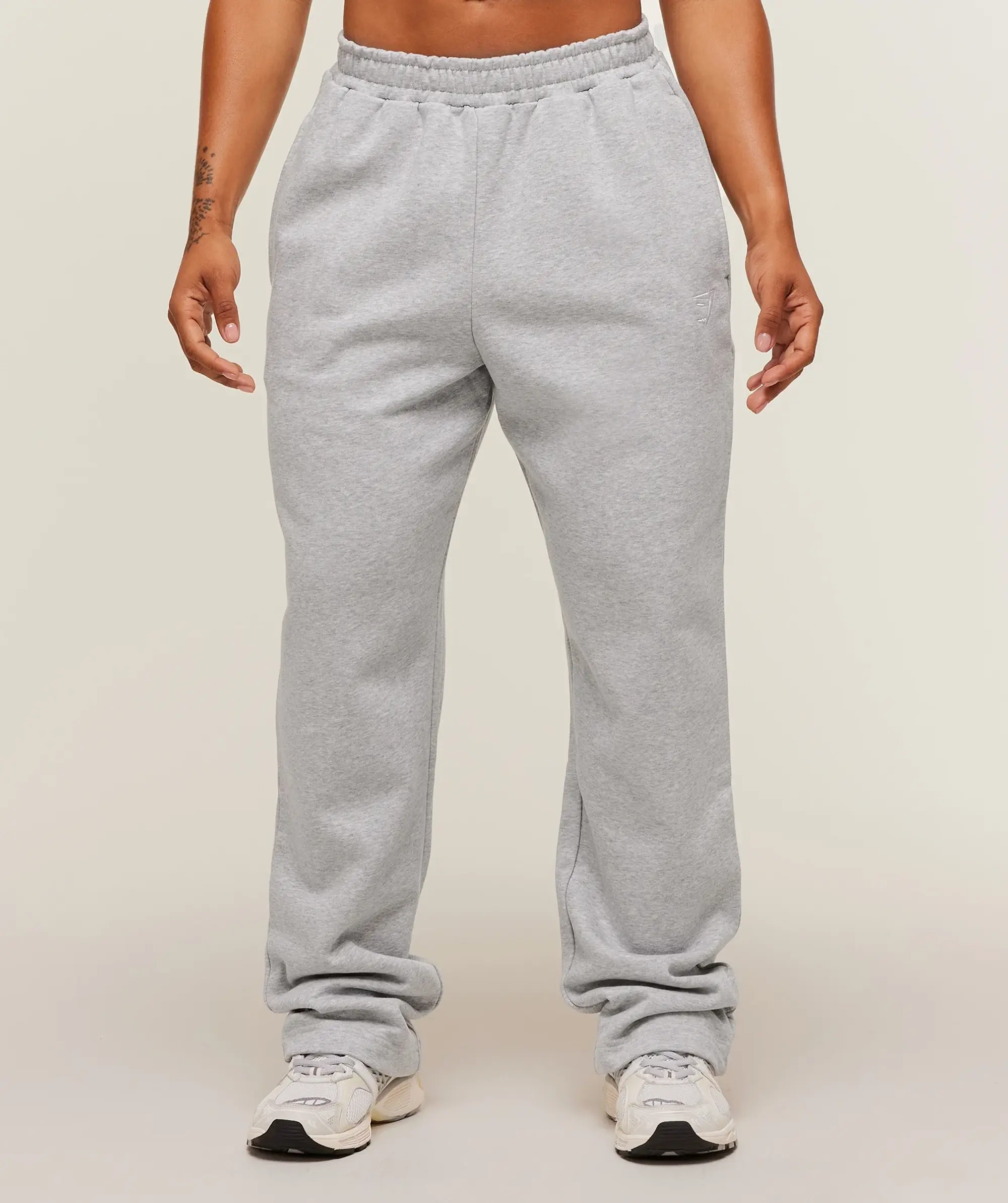  Training Fleece Straight Leg Short Pant - Light Grey Core Marl