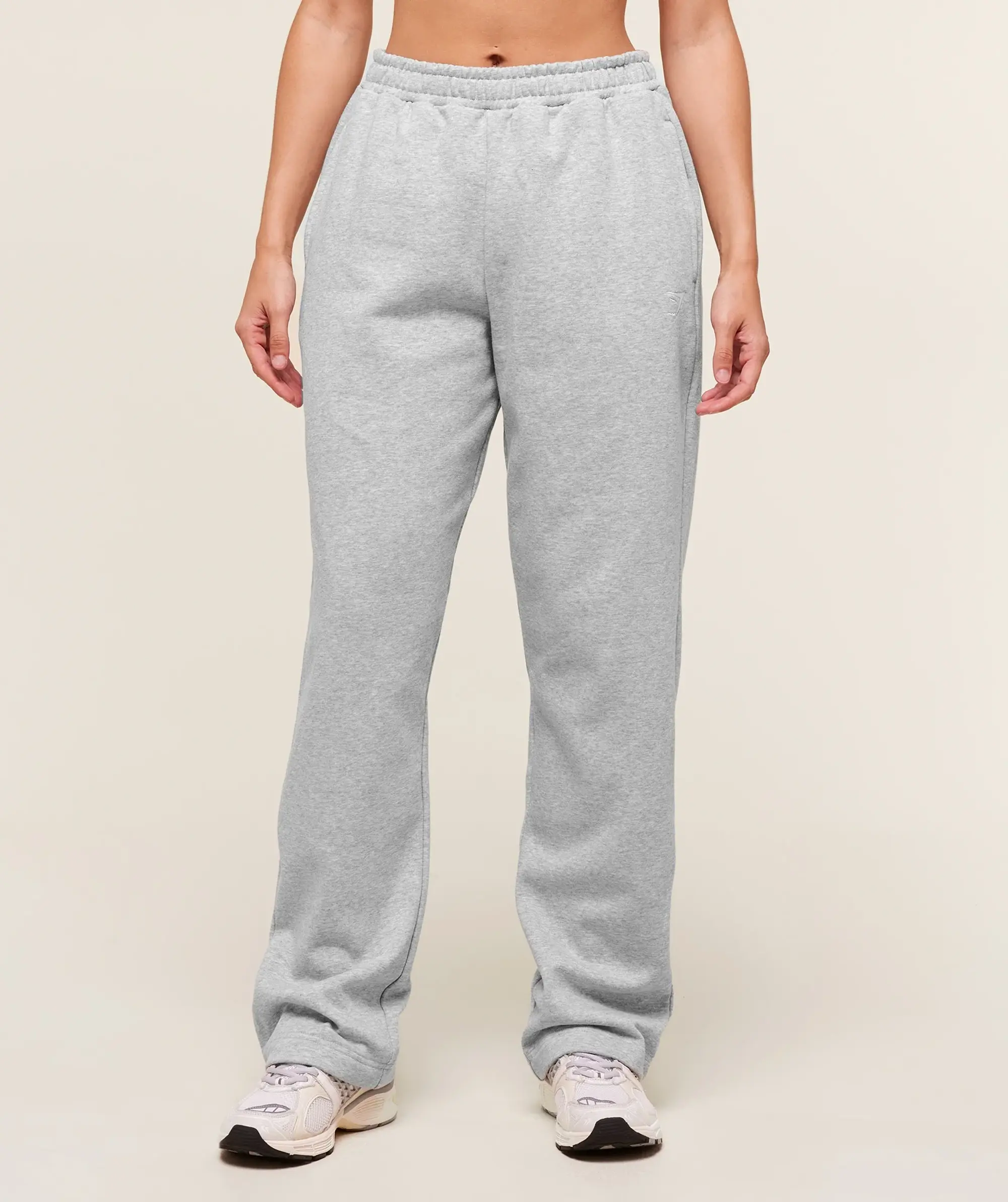  Training Fleece Straight Leg Jogger - Light Grey Core Marl
