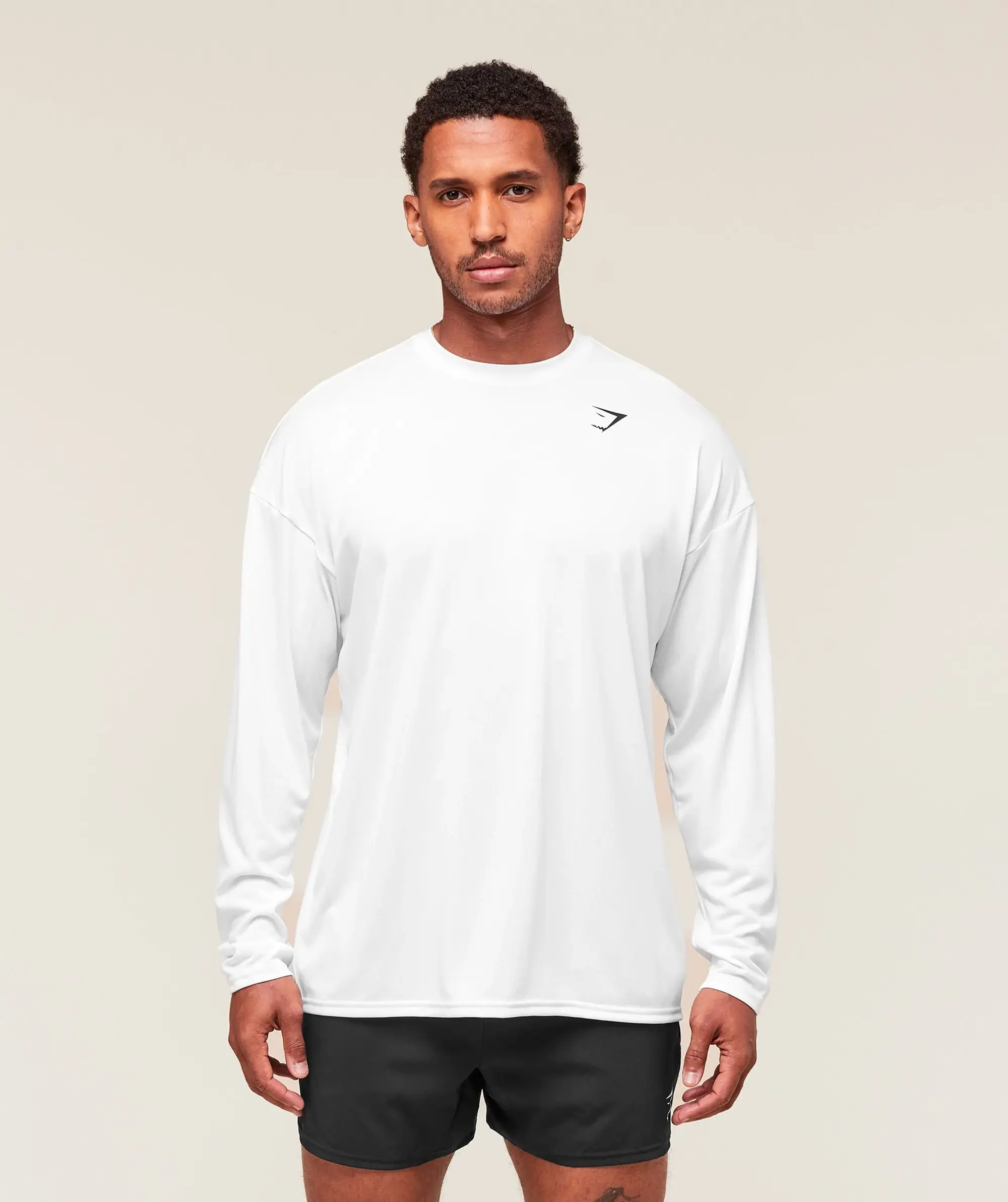  Arrival Oversized Long Sleeve T-Shirt - White