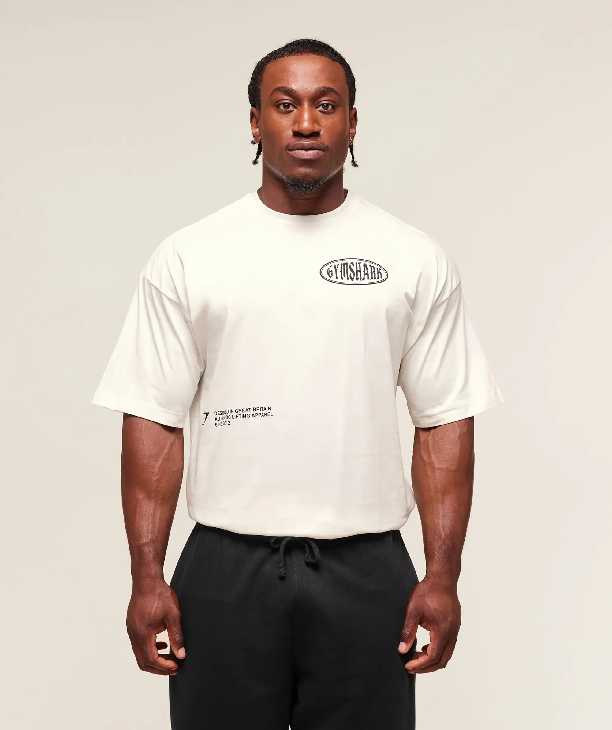  Authentic Lifting Apparel T-Shirt - Soft White