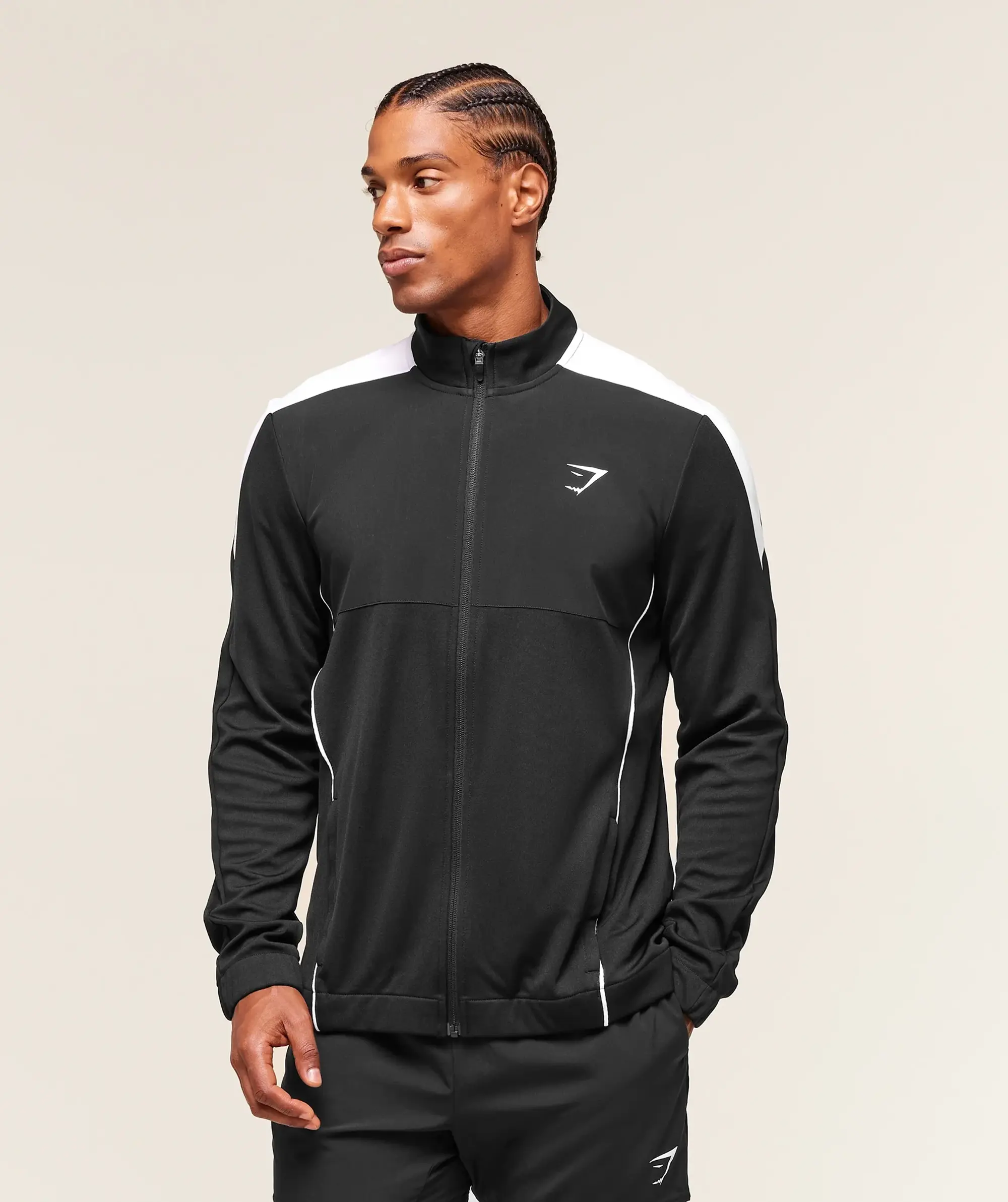  Arrival Block Track Jacket - Black