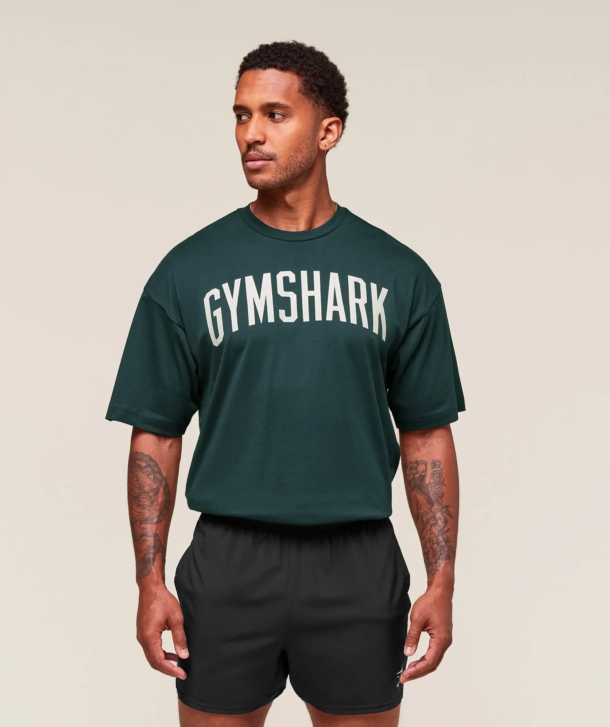  Worn Graphic T-Shirt - Deep Petrol Blue