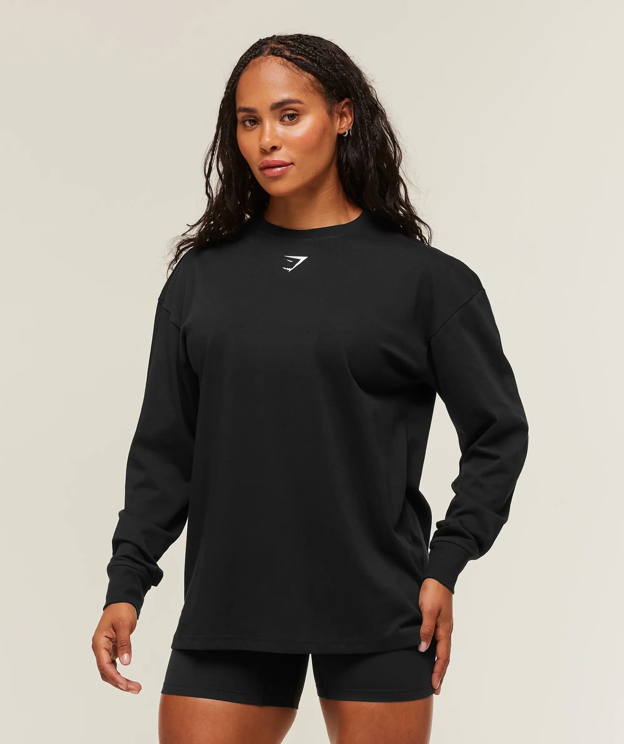  Power Long Sleeve Top - Black