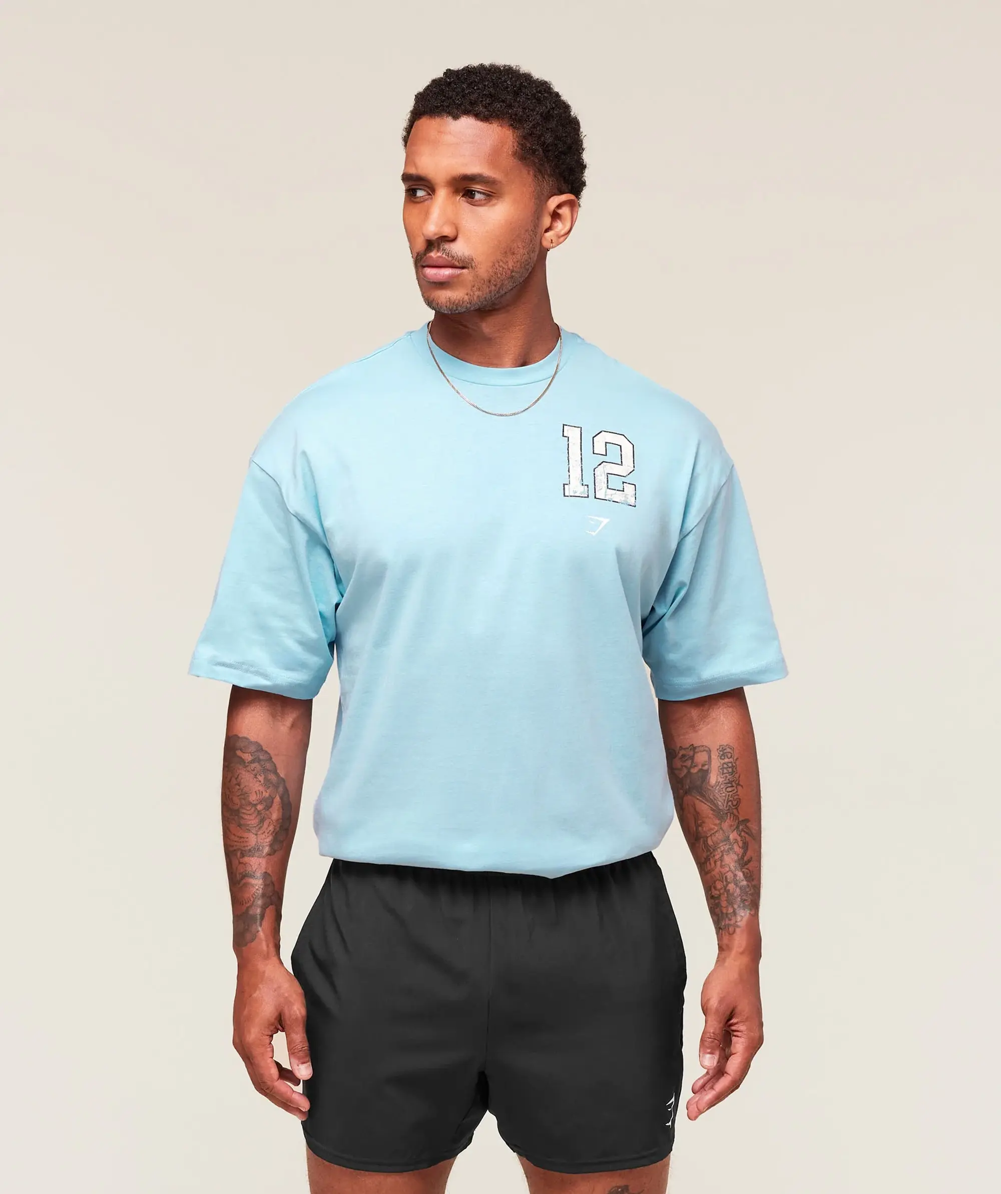  Campus T-Shirt - Athletic Light Blue
