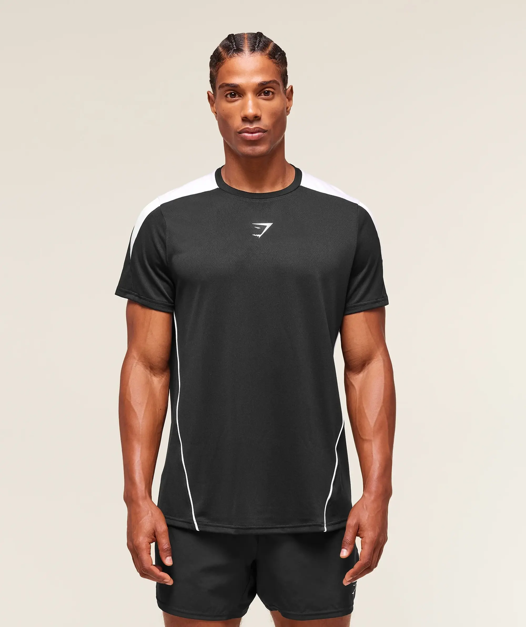  Arrival Block T-Shirt - Black