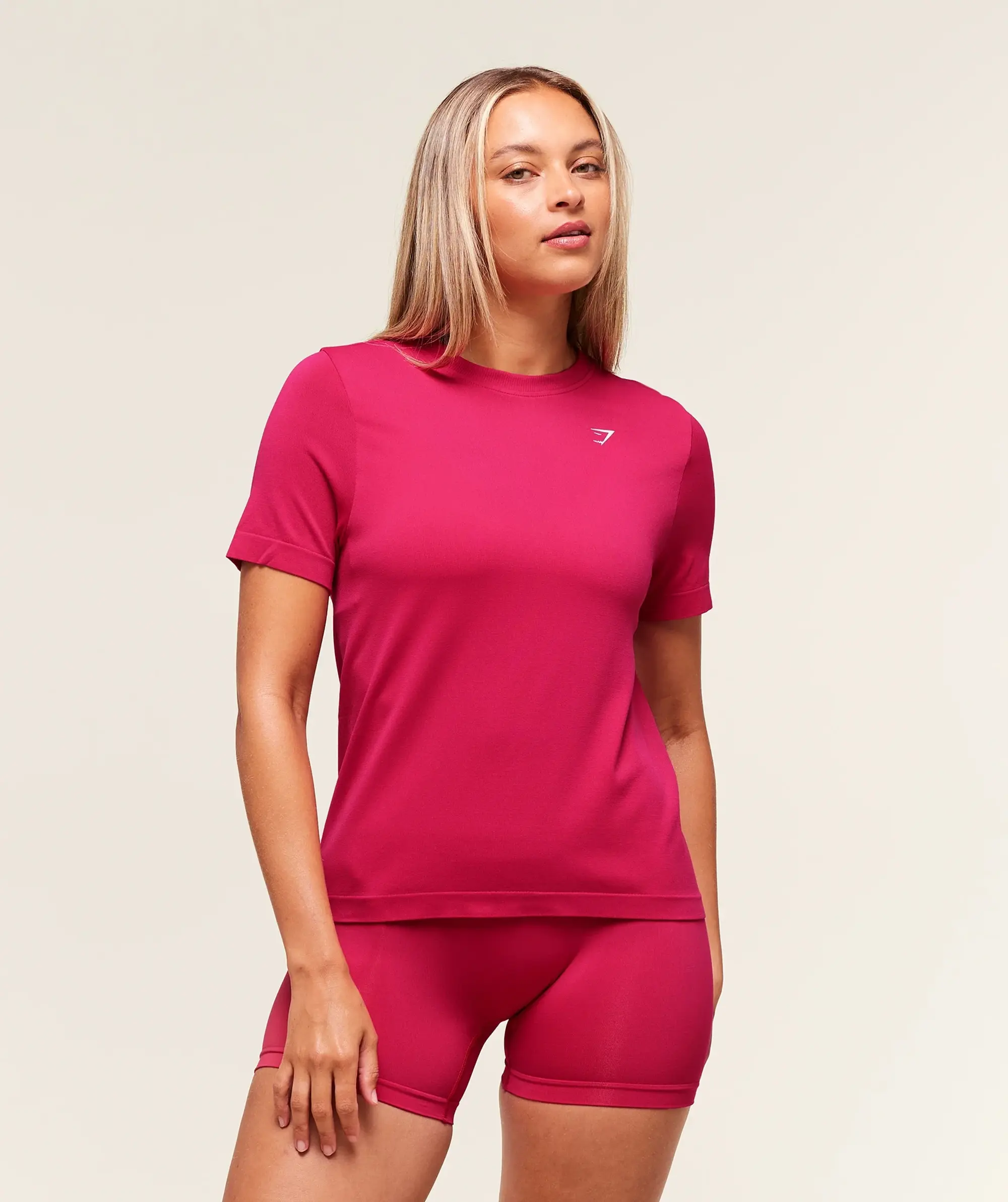  Everyday Seamless T-Shirt - Build Pink