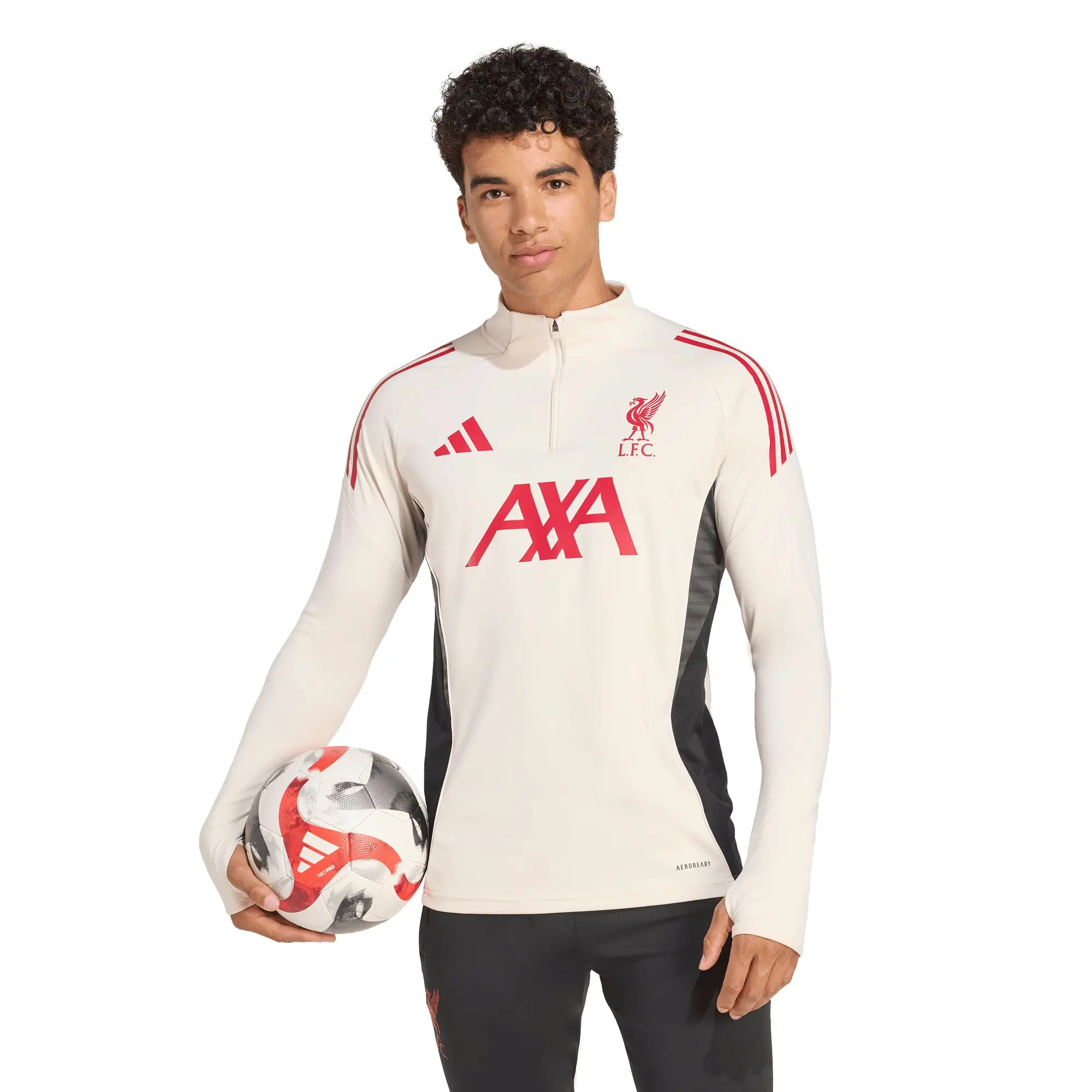 LFC adidas Mens 25/26 Domestic Training Top White