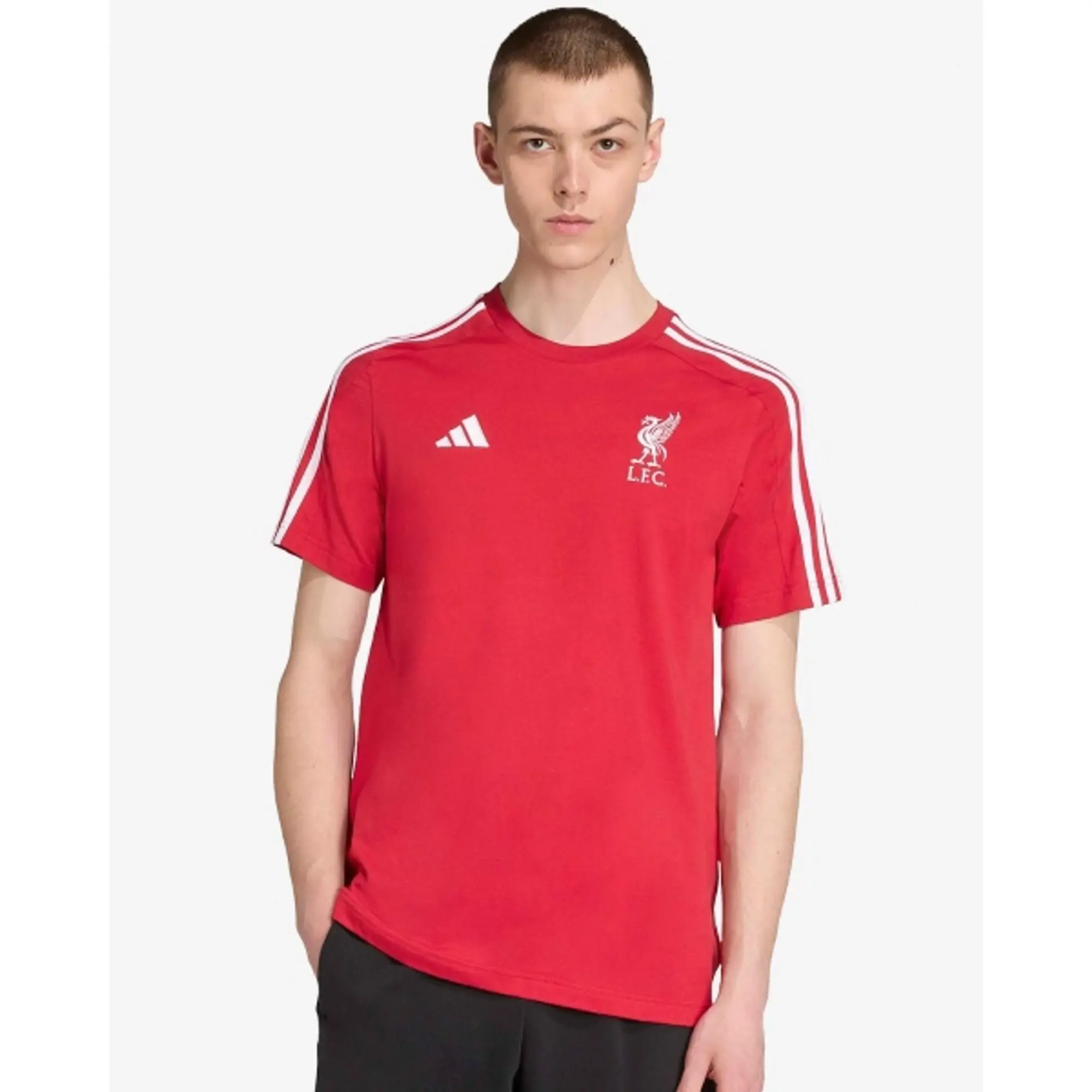 LFC adidas Mens 25/26 DNA Tee Red