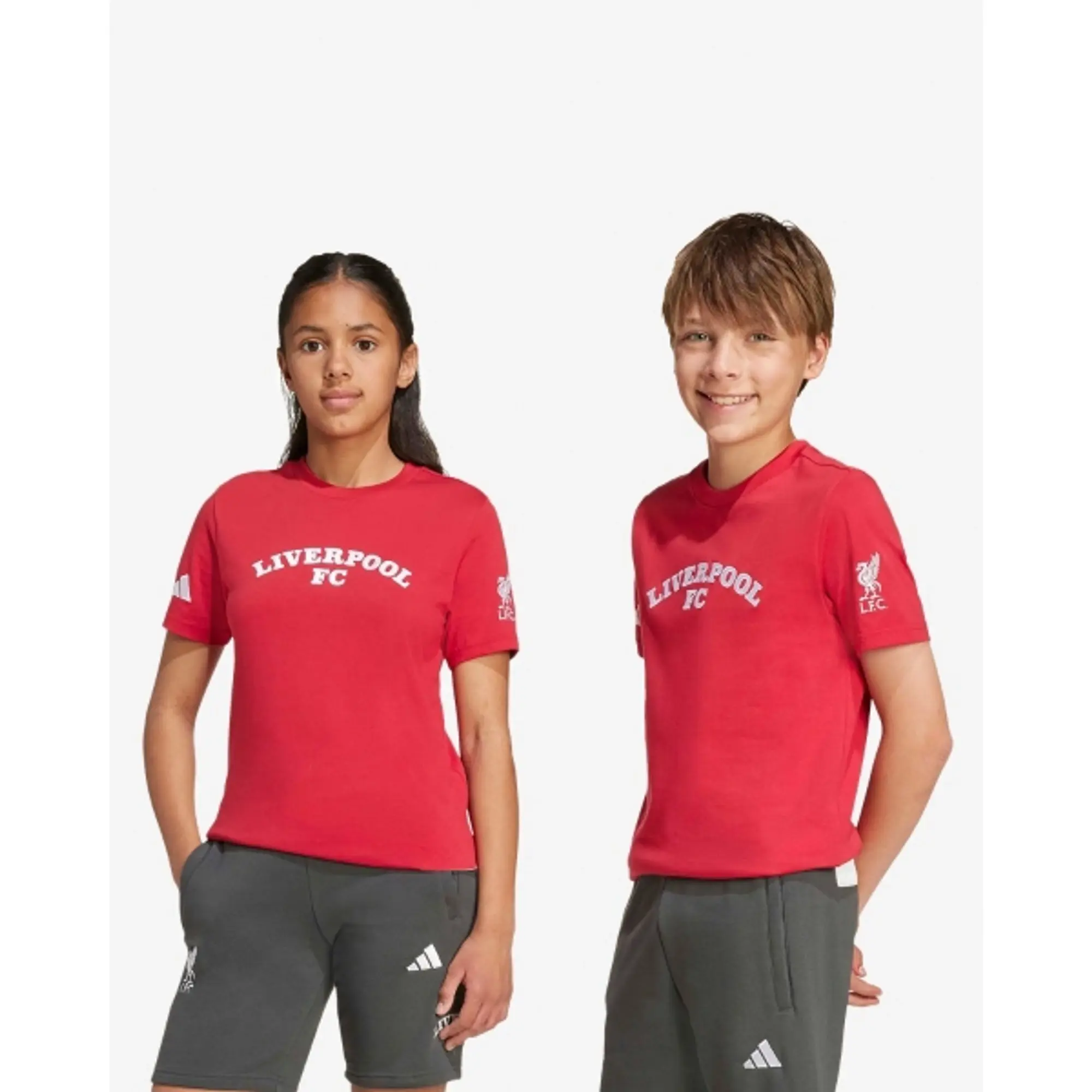 LFC adidas Youth 25/26 US Pack Tee Red
