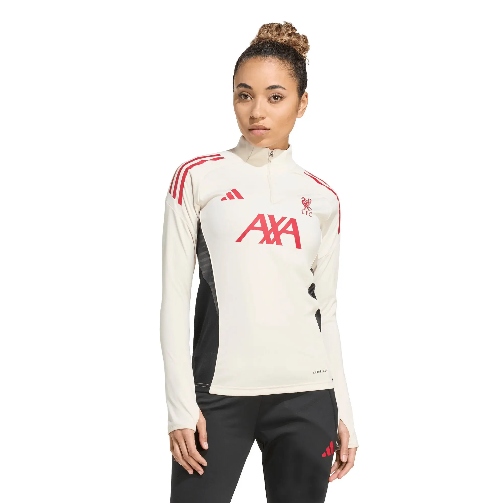 LFC adidas Womens 25/26 Domestic Training Top White