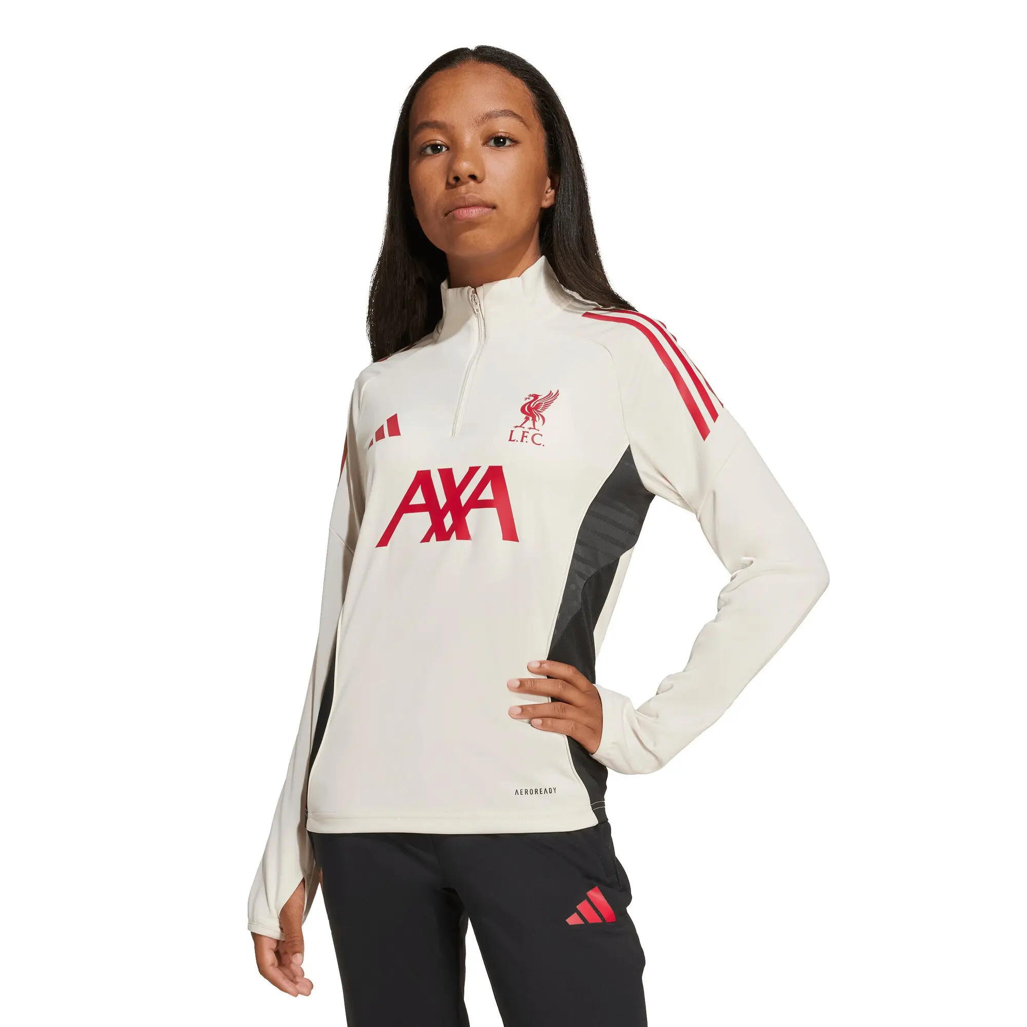 LFC adidas Youth 25/26 Domestic Training Top White