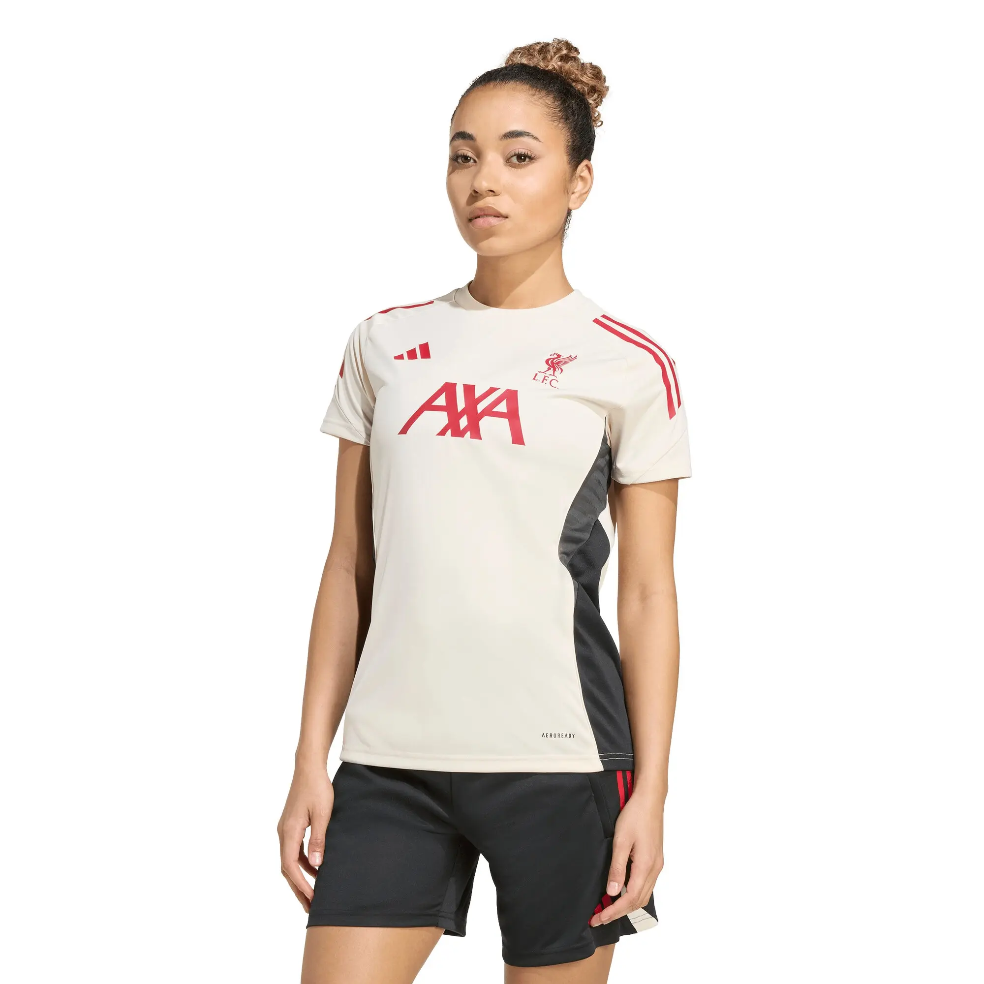 LFC adidas Womens 25/26 Domestic Short Sleeve Top White