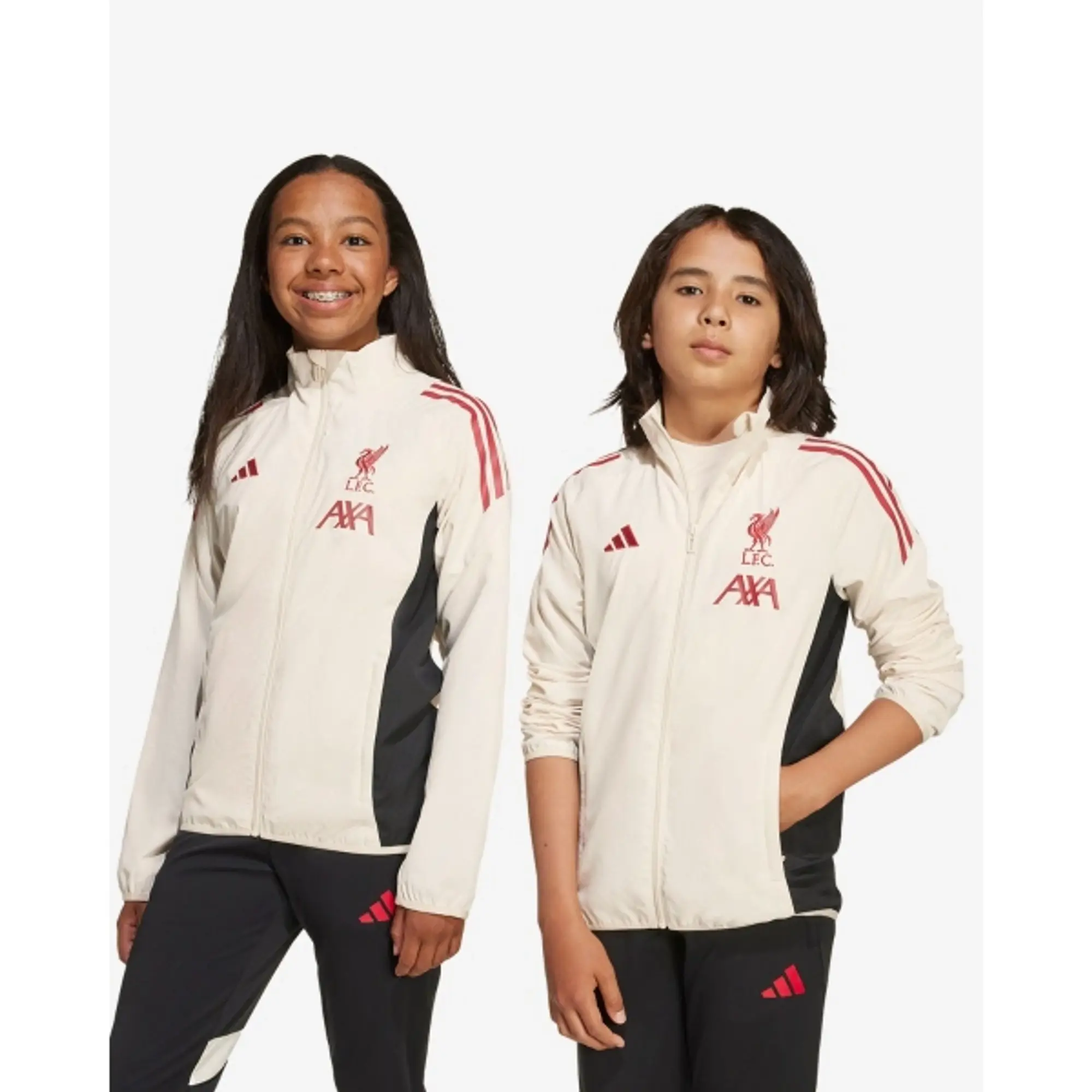 LFC adidas Youth 25/26 Domestic Training Jacket White