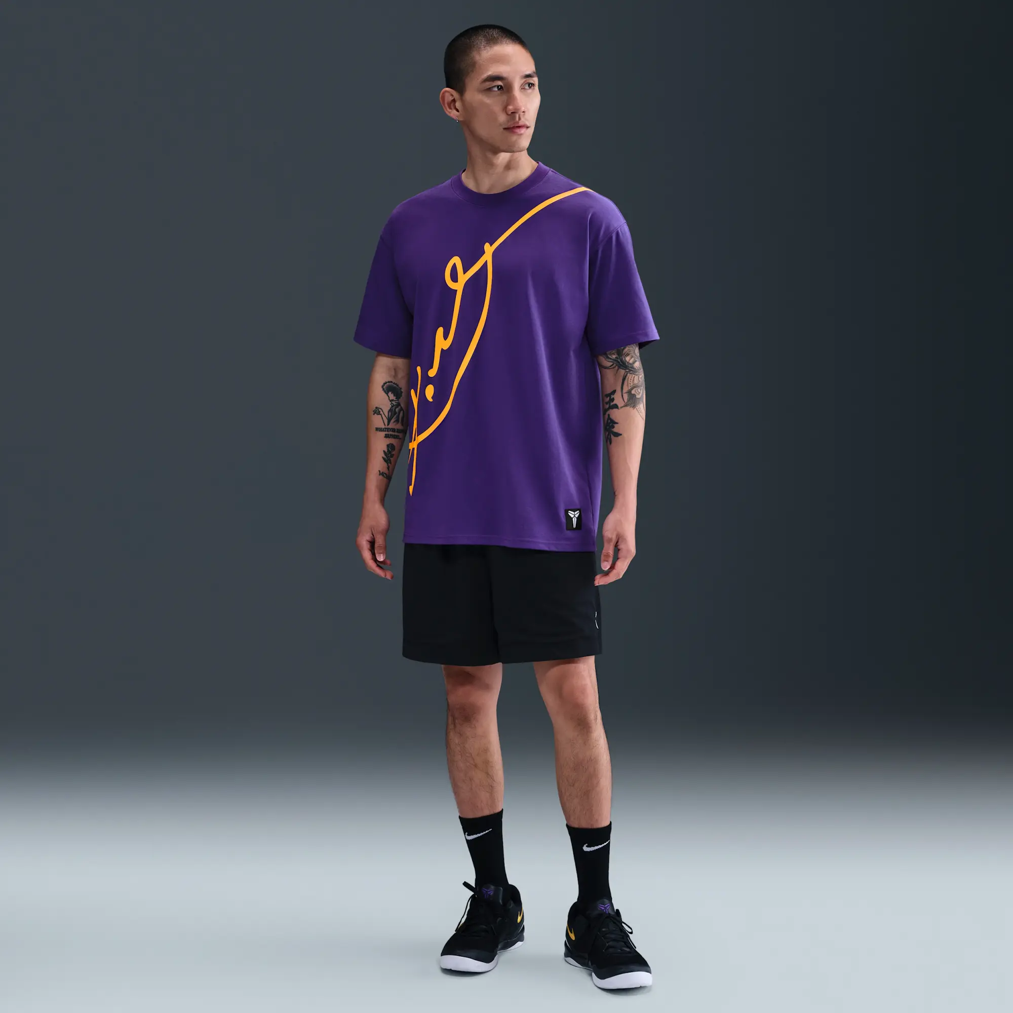 Nike Kobe Men's Dri-FIT Basketball T-Shirt - Purple - Polyester/Cotton