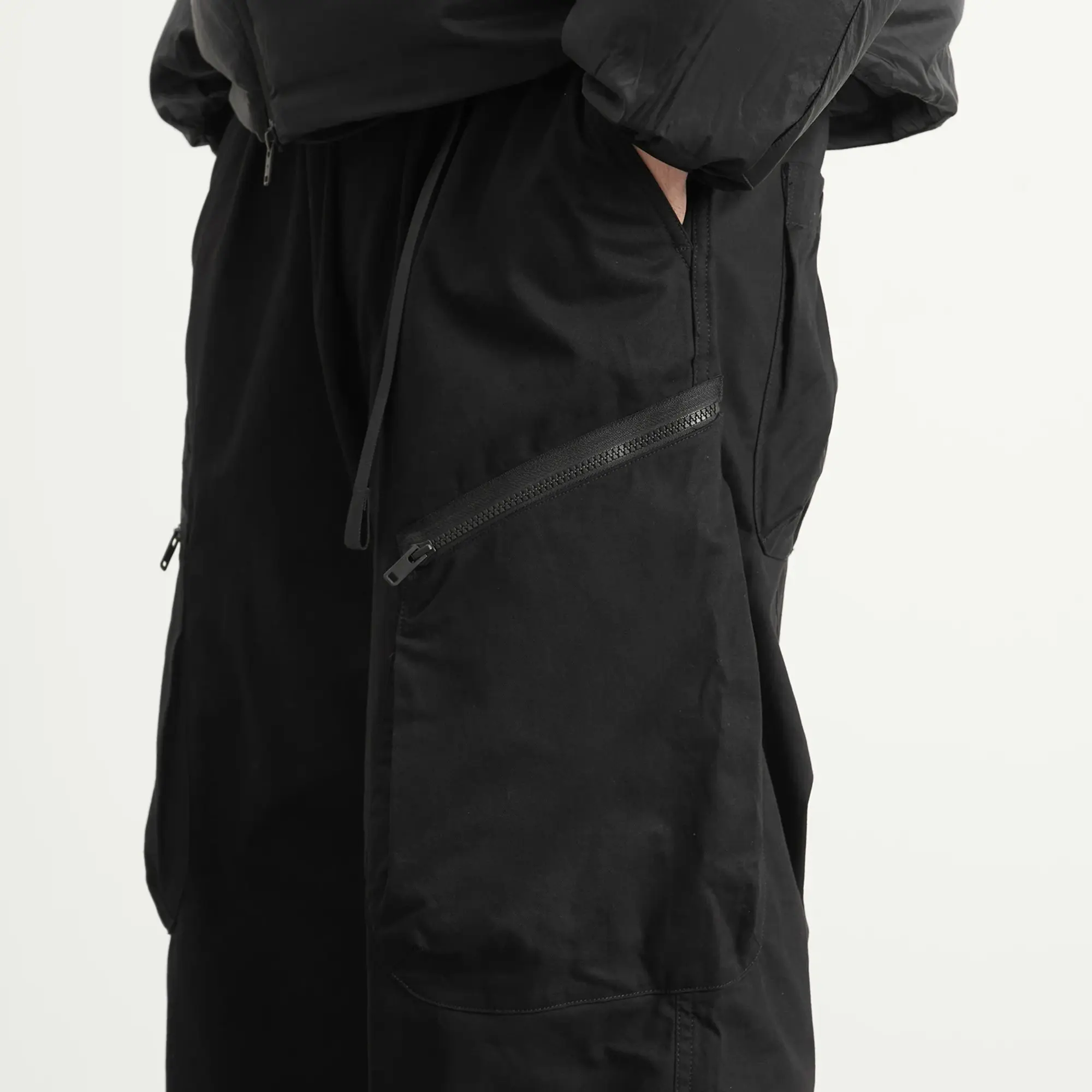 Y-3 Men's Twill Cargo Trouser Black
