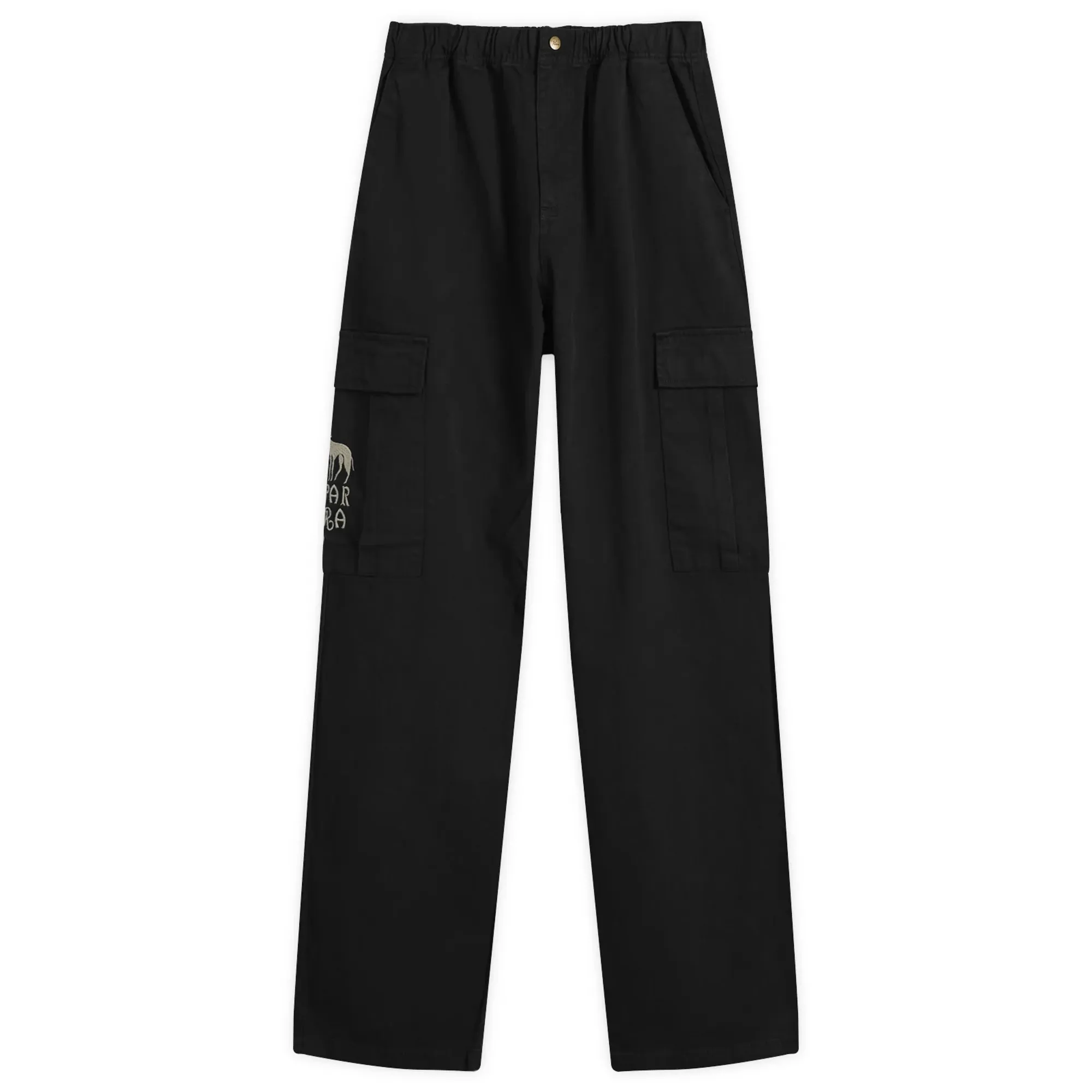 By Parra Men's Pants Again Cargo Pants Black