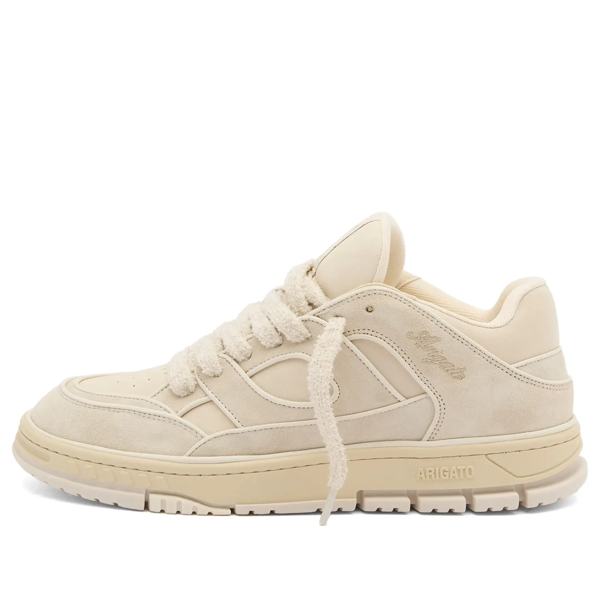 Axel Arigato Men's Area Lo Piping Sneaker Light Beige/Off White