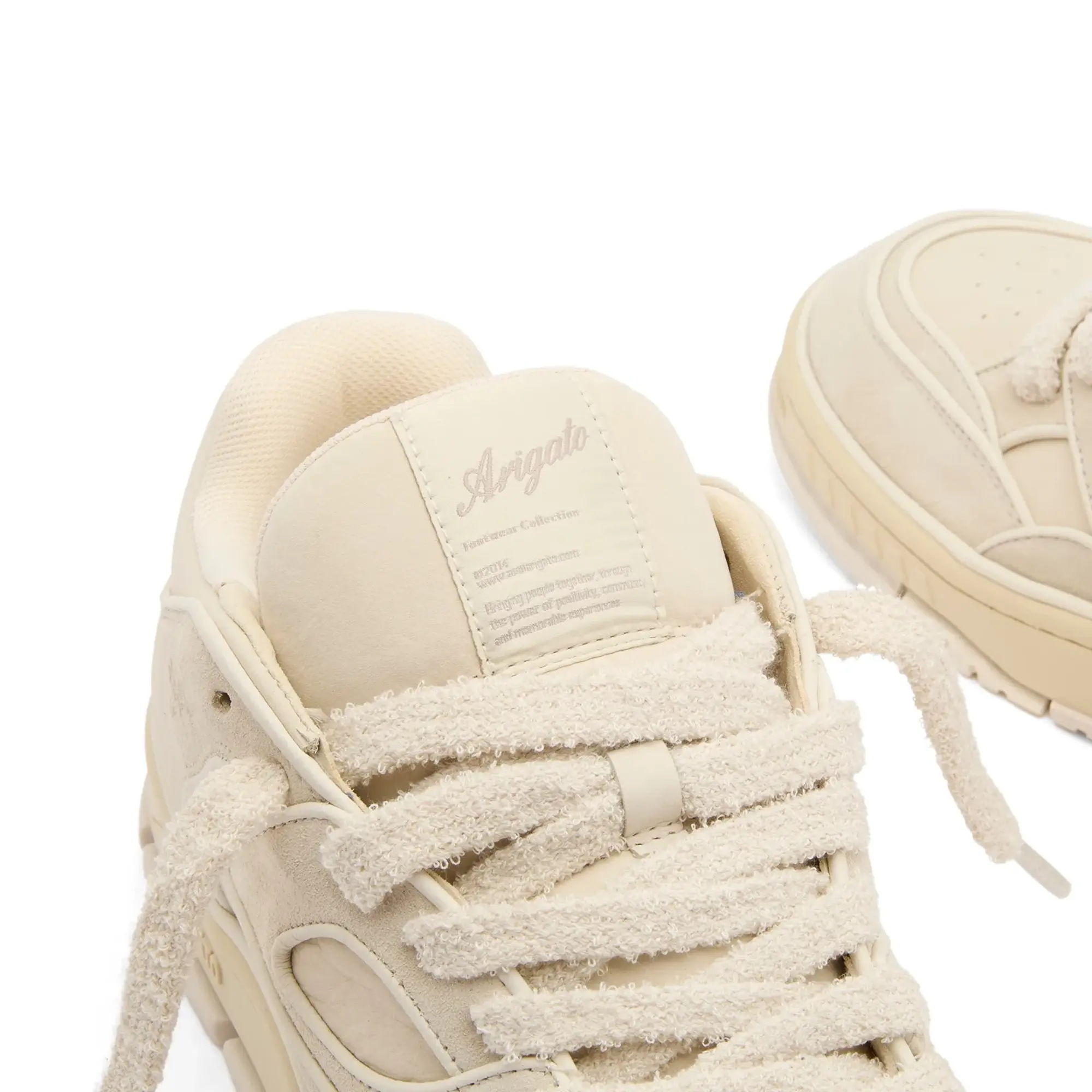 Axel Arigato Men's Area Lo Piping Sneaker Light Beige/Off White
