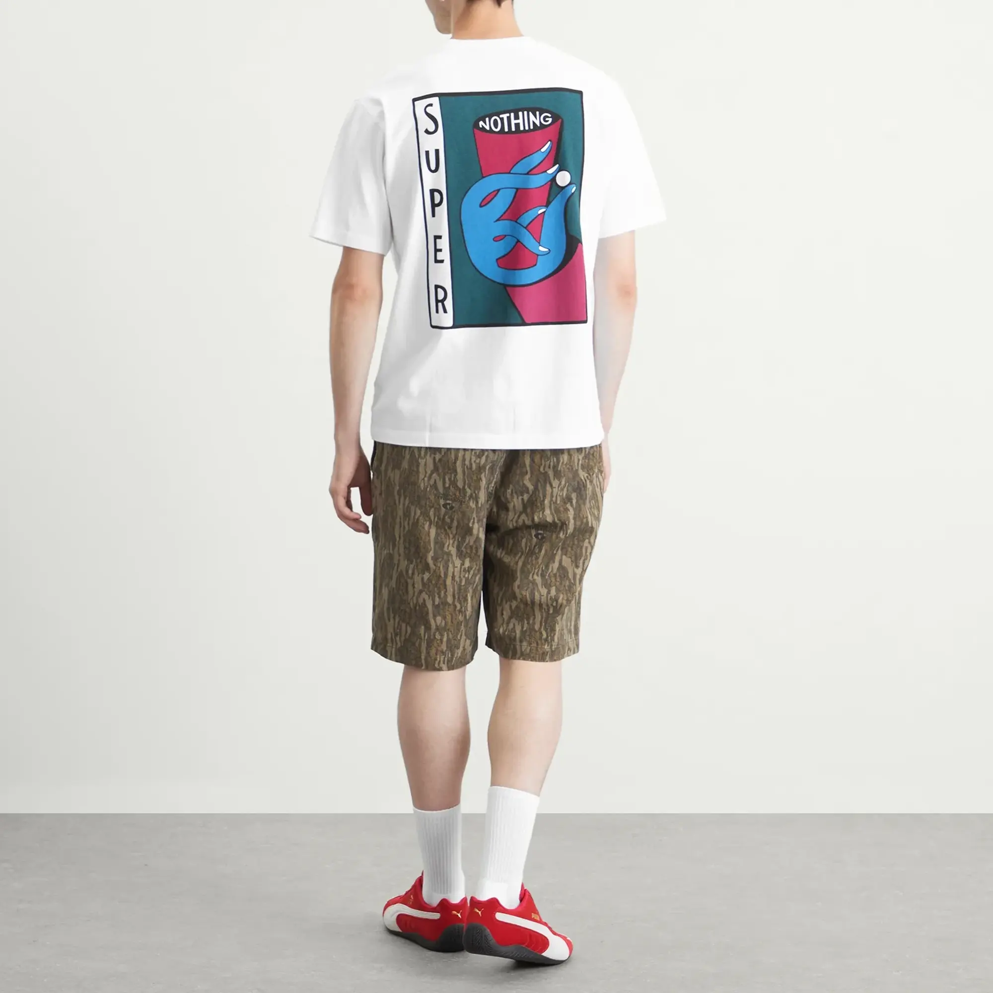 By Parra Men's Super Nothing T-Shirt White