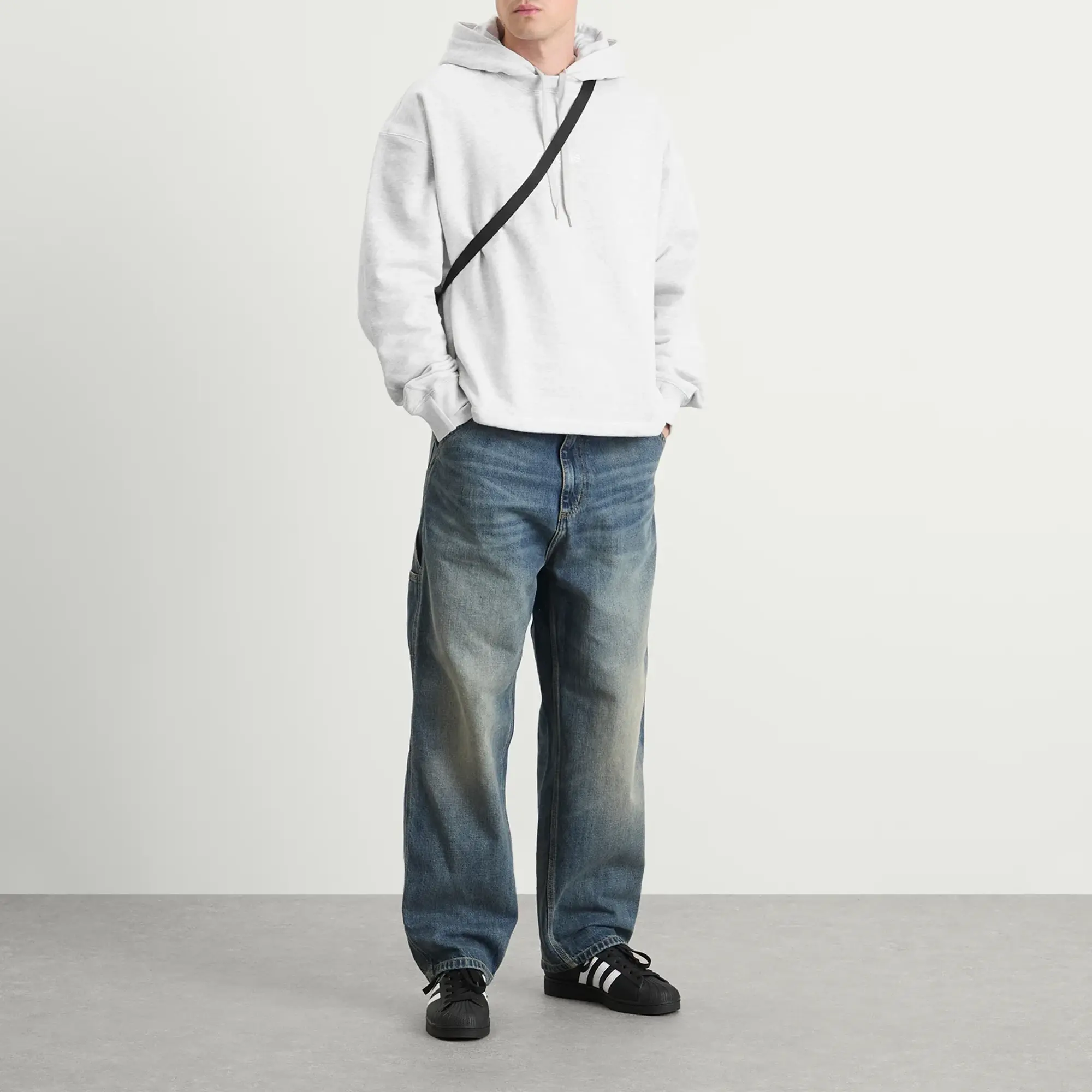 Adidas Men's OG LA Hoodie Light Grey Heather