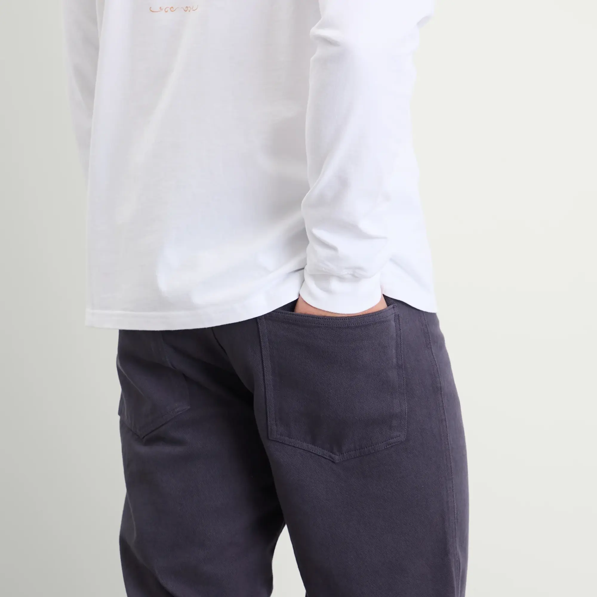 Palmes Men's Coarse Trousers Dark Blue