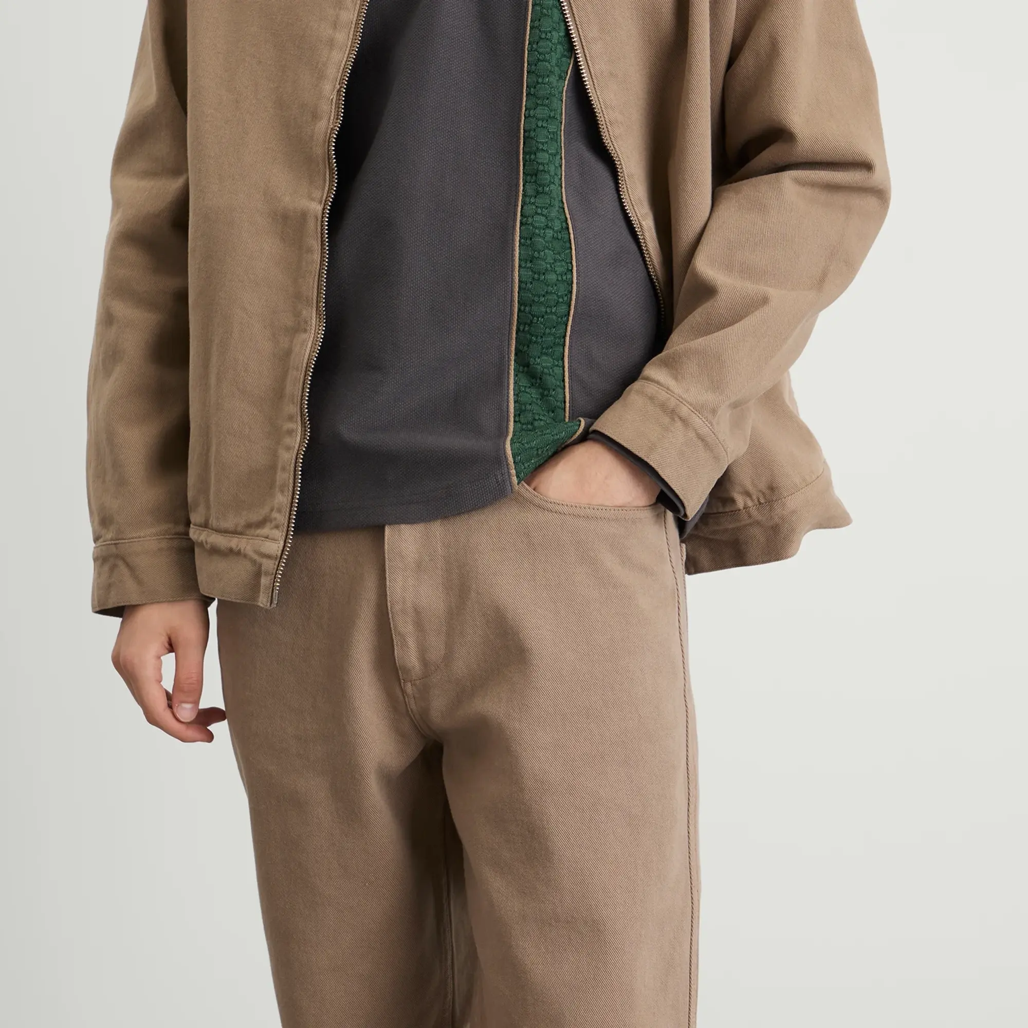 Palmes Men's Coarse Trousers Fossil