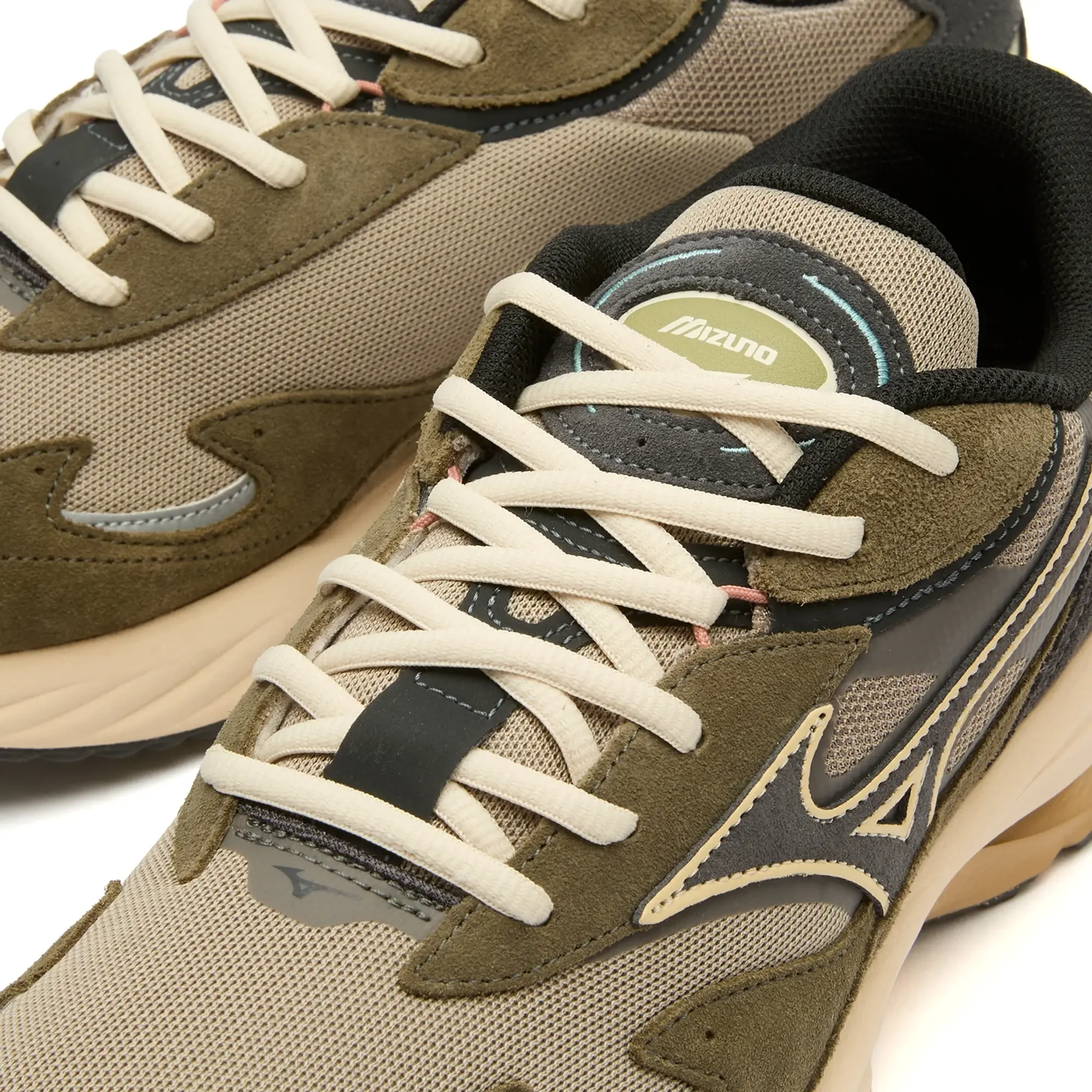 Mizuno WAVE RIDER β Sneaker Vintage Khaki/Black Sand/Grape Leaf