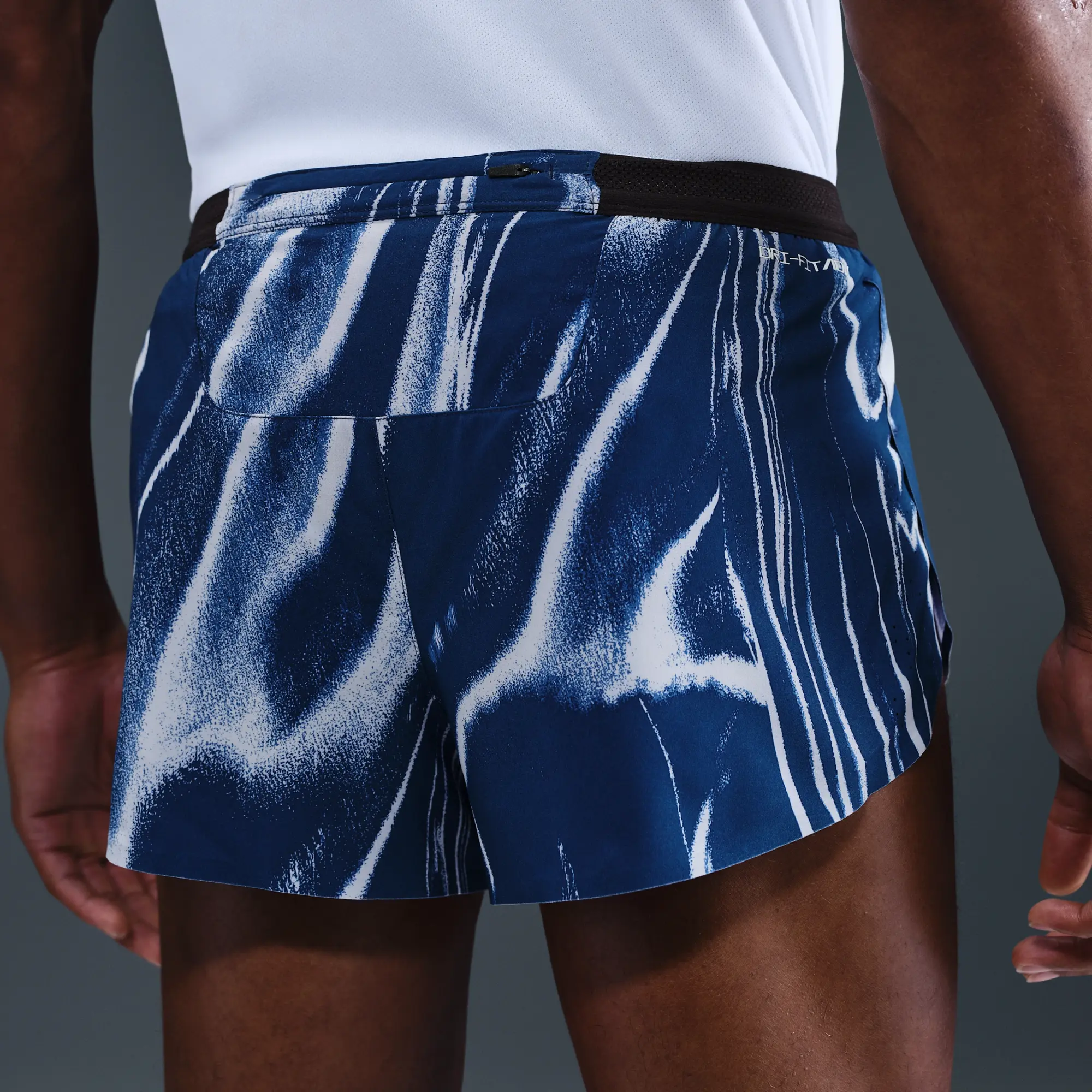 Nike AeroSwift Men's Dri-FIT ADV 5cm (approx.) Running Shorts - Blue - Polyester/Elastane