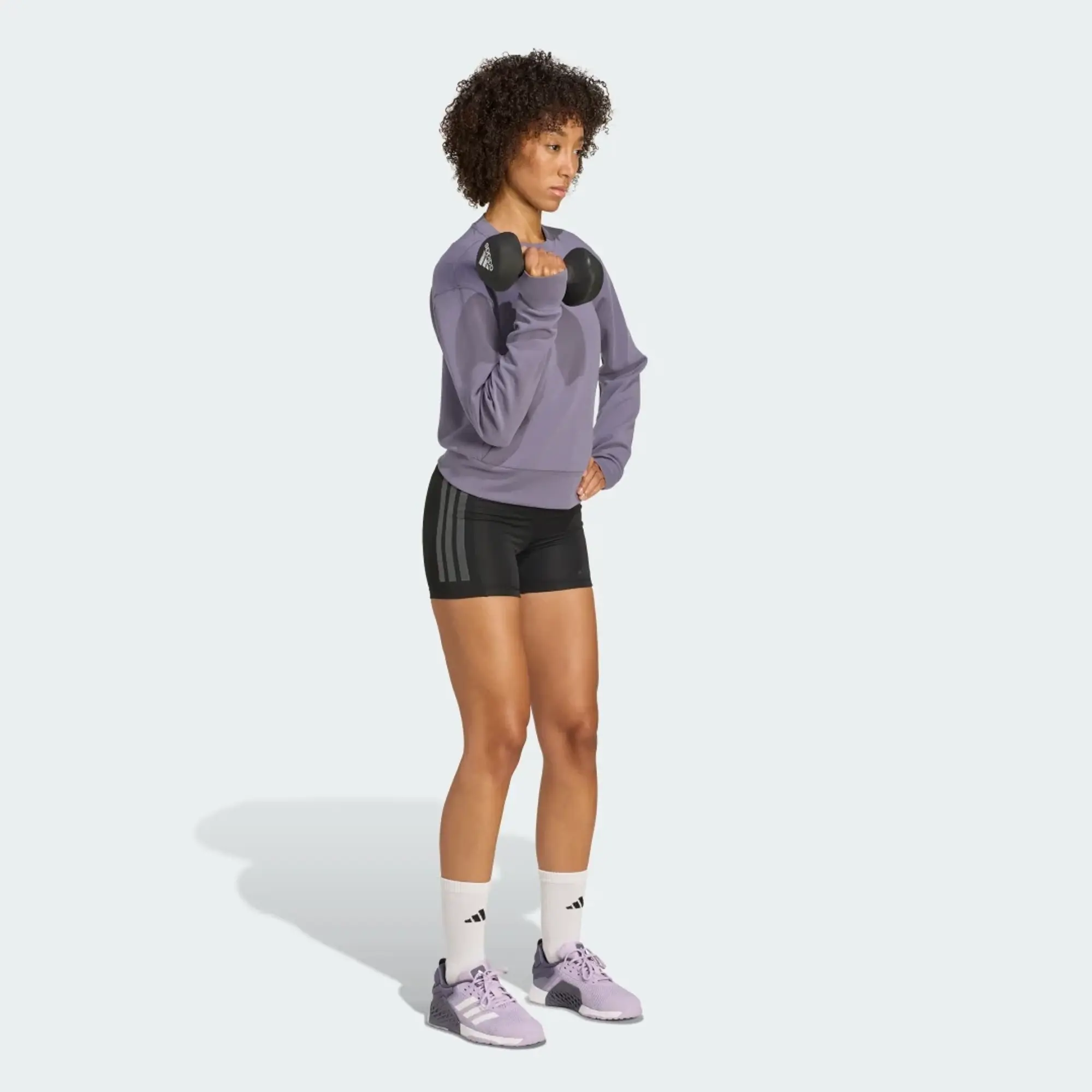 Adidas Designed For Training Warm-up Crewneck Sweatshirt