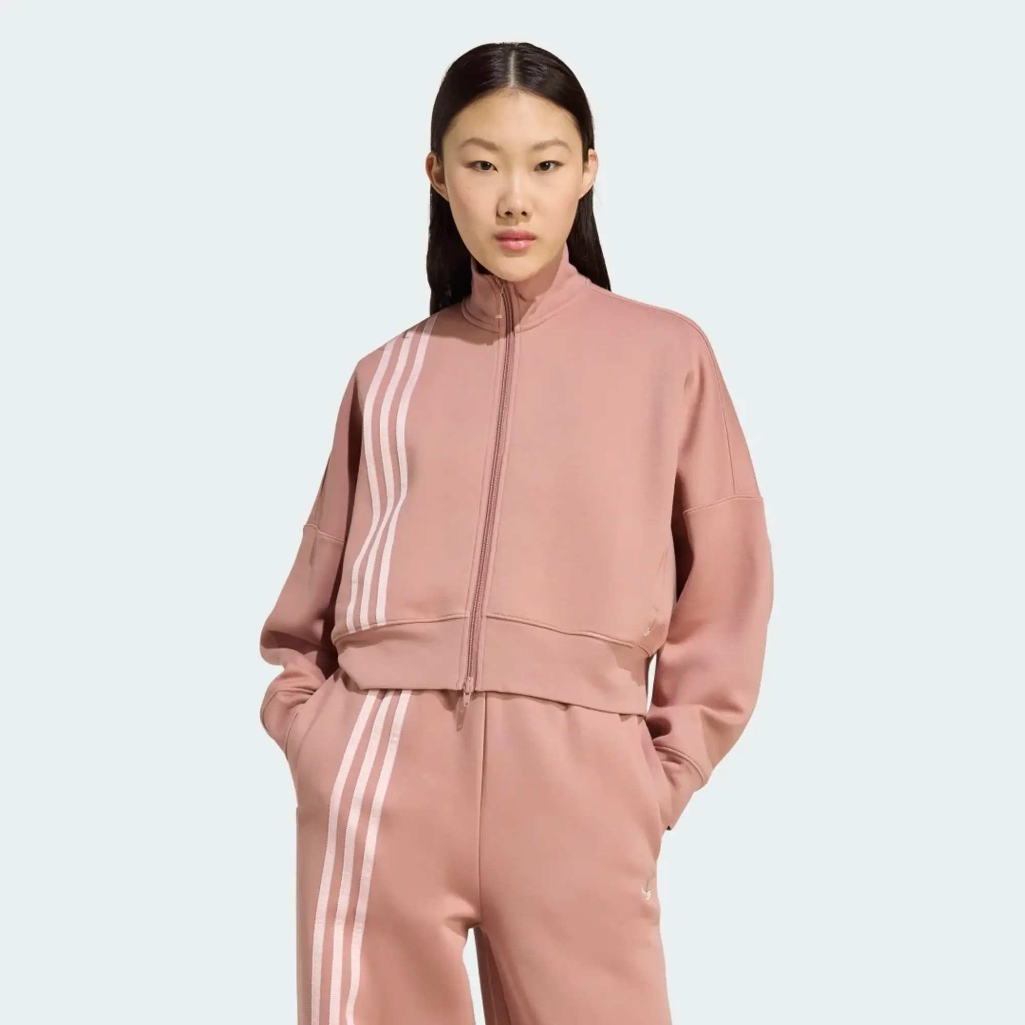 adidas Off Placed 3-Stripes Zip Up