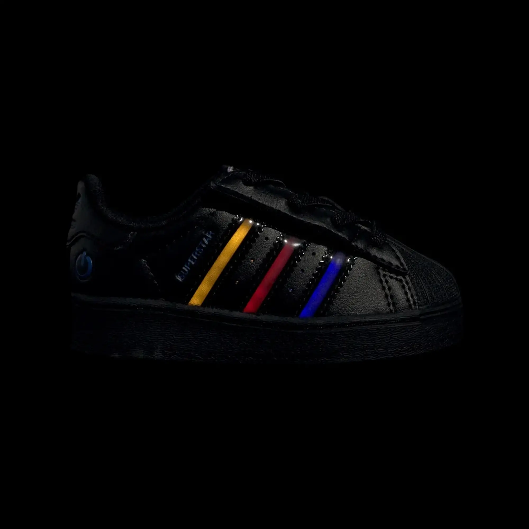 adidas Superstar Led Lights Comfort Closure Elastic Lace Shoes Kids