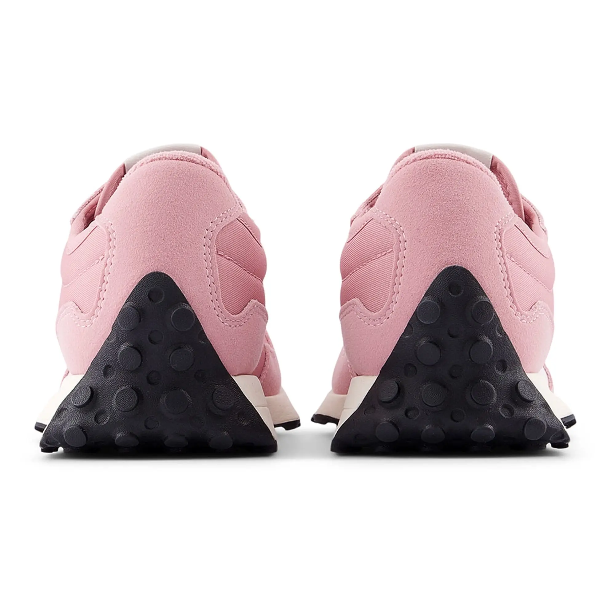 New Balance Kids' 327 LACE in Grey/Pink Synthetic