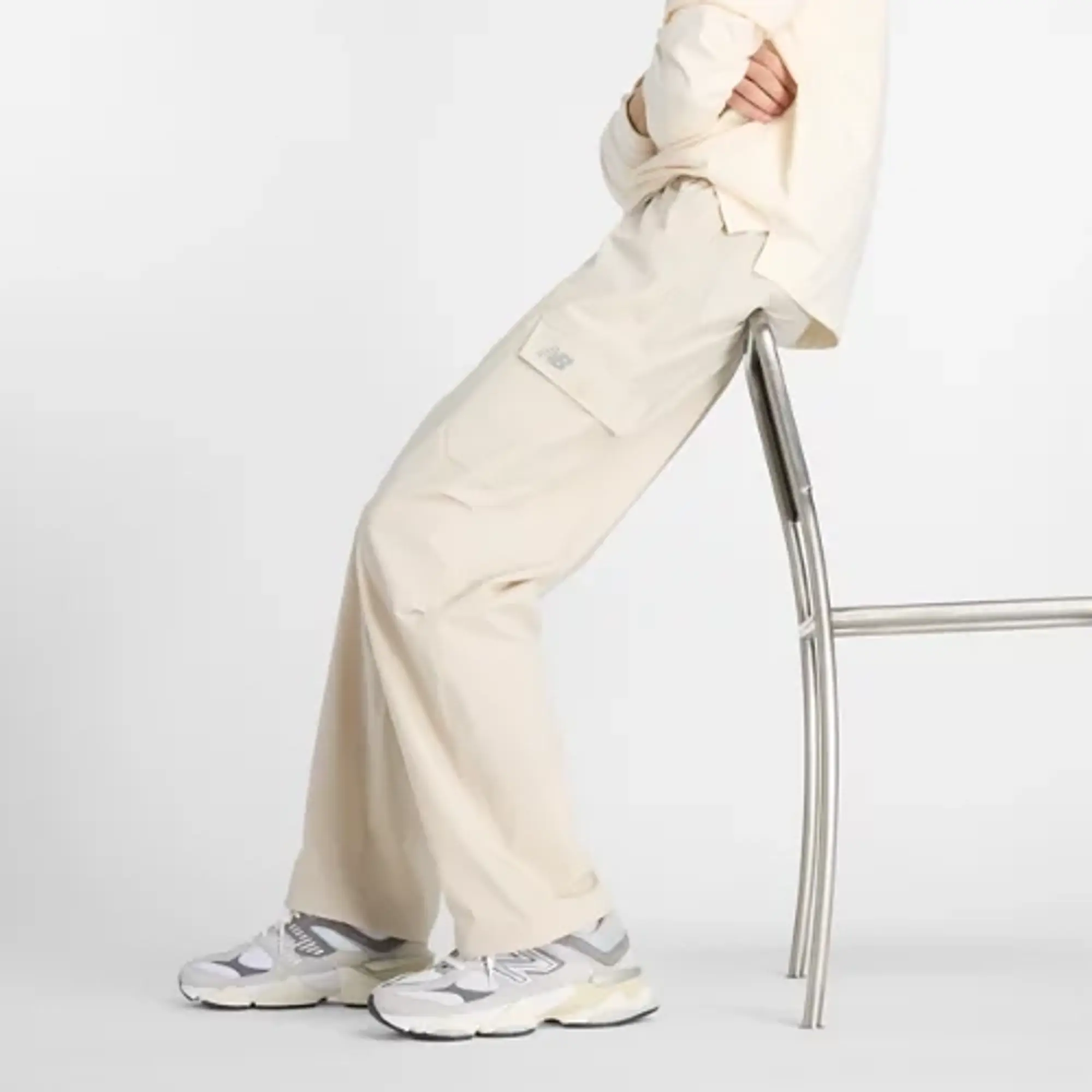 New Balance Men's Ripstop Cargo Pant in Grey Polywoven