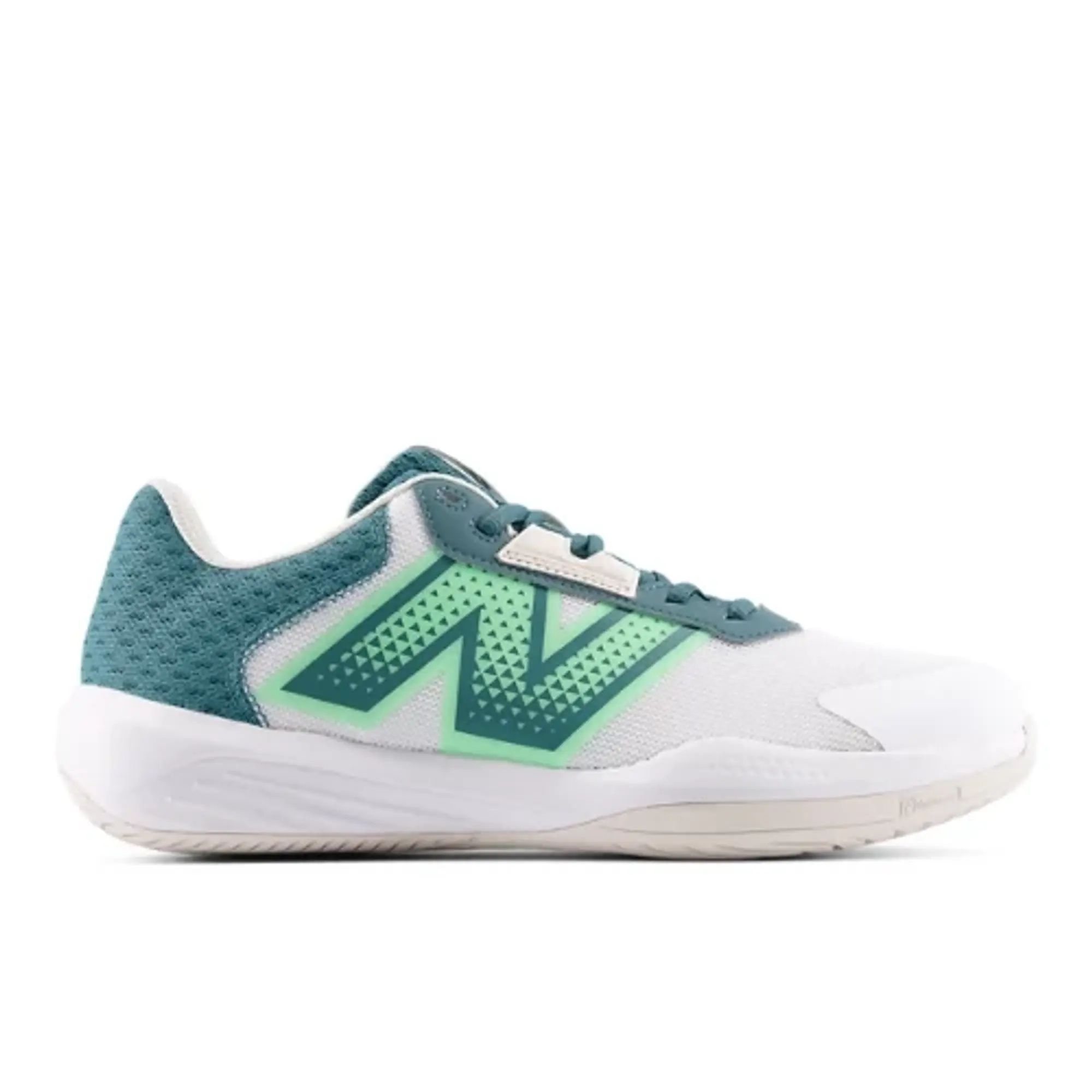 New Balance Men's 696v6 in White/Green Synthetic