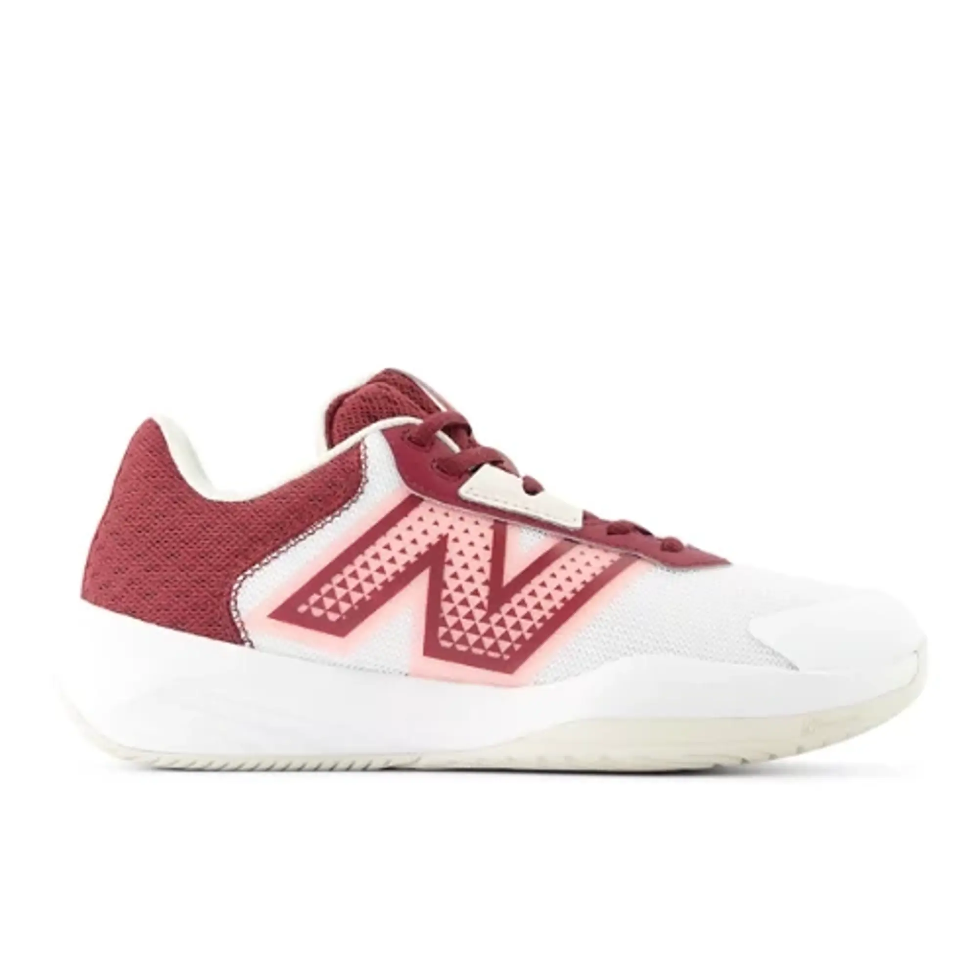 New Balance Women's 696v6 in White/Red Synthetic
