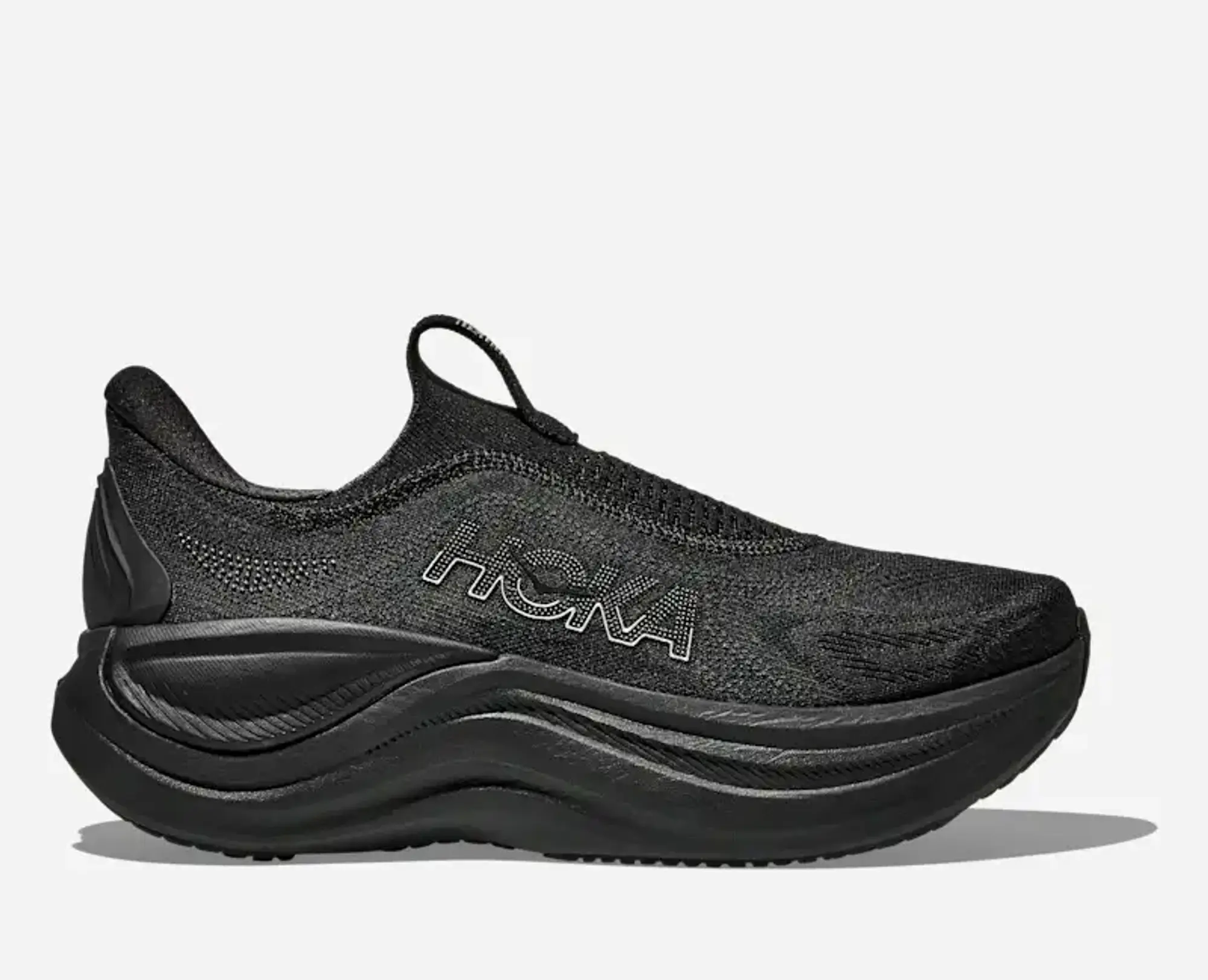 Hoka Women's Skyward Laceless Recovery Shoes In Black