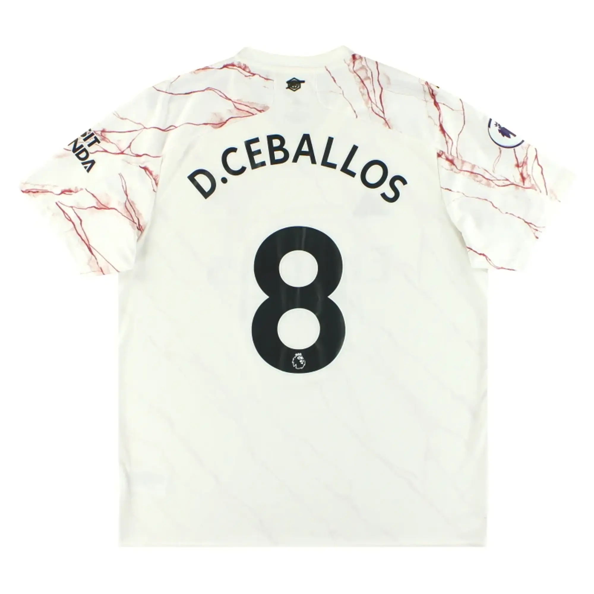 2020-21 Arsenal adidas Away Shirt D. Ceballos #8 XL - Arsenal / Excellent 