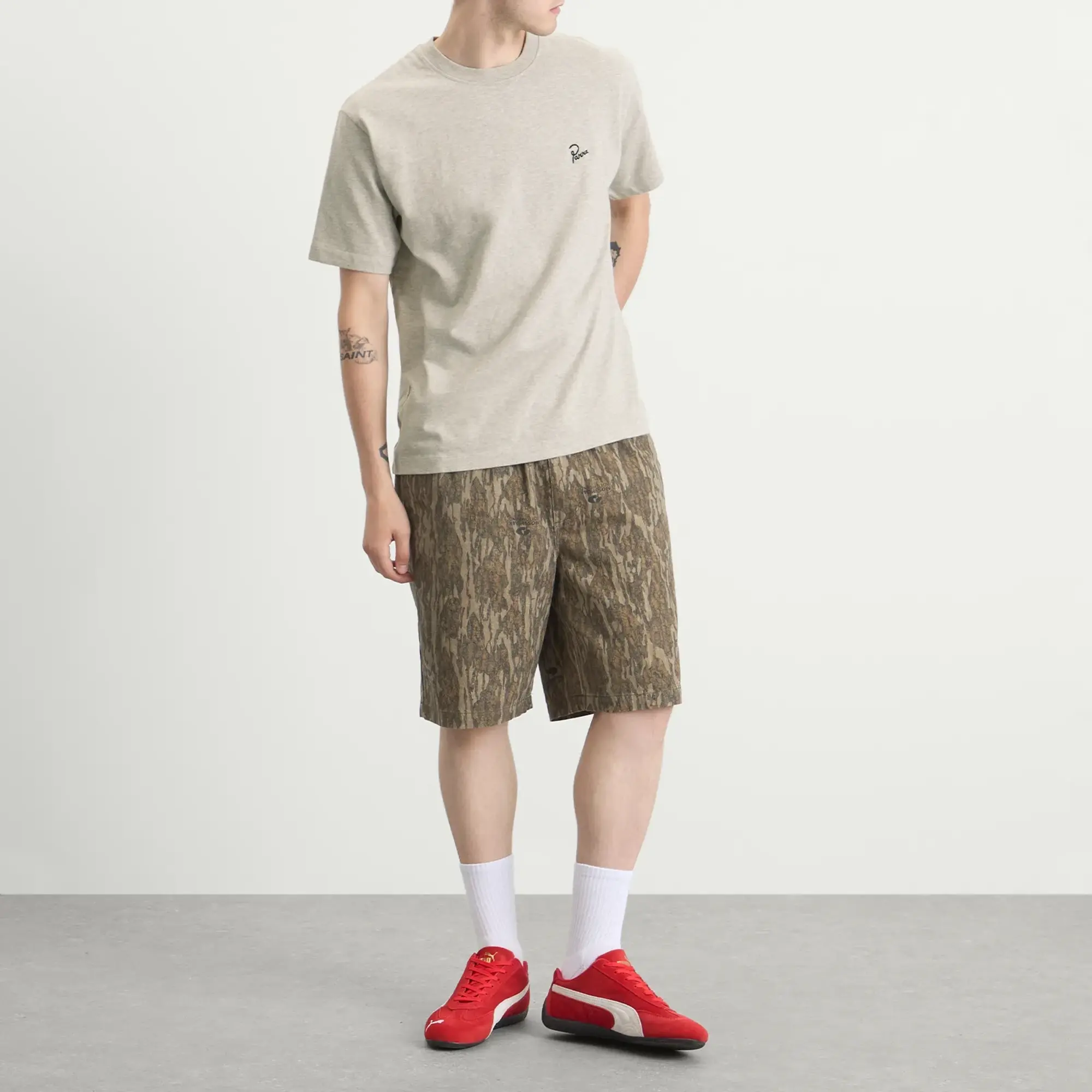 By Parra Men's Signature T-Shirt Heather Grey