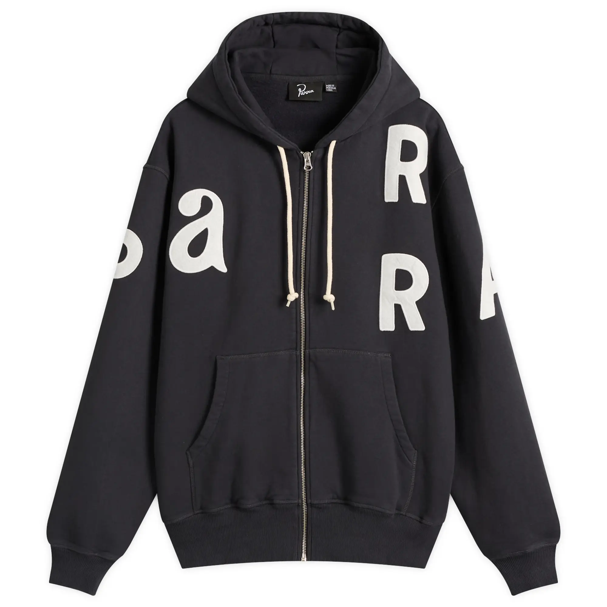 By Parra Men's Word Salad Zip Hoodie Dark Navy