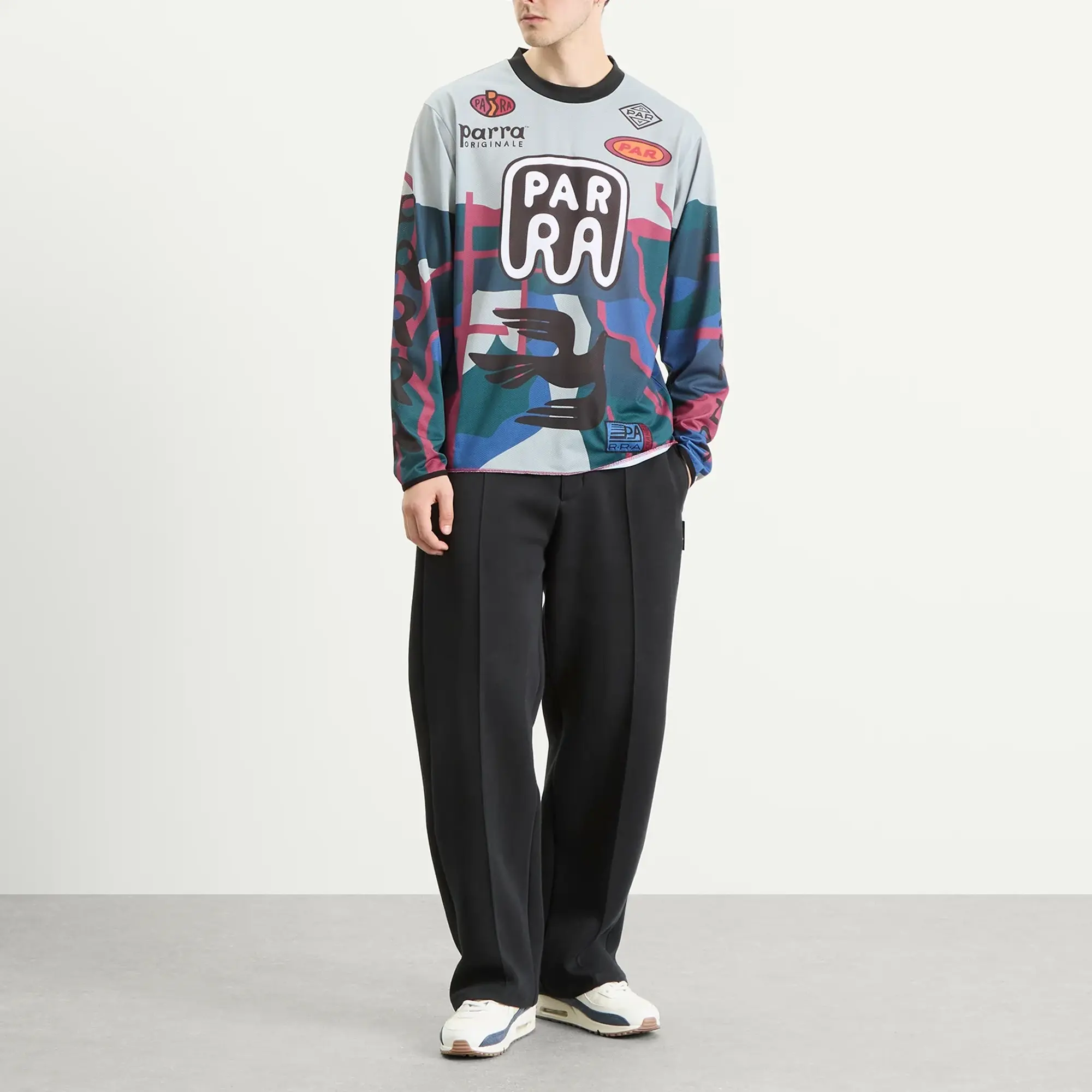 By Parra Men's Dirt Jumper Long Sleeve T-Shirt Grey