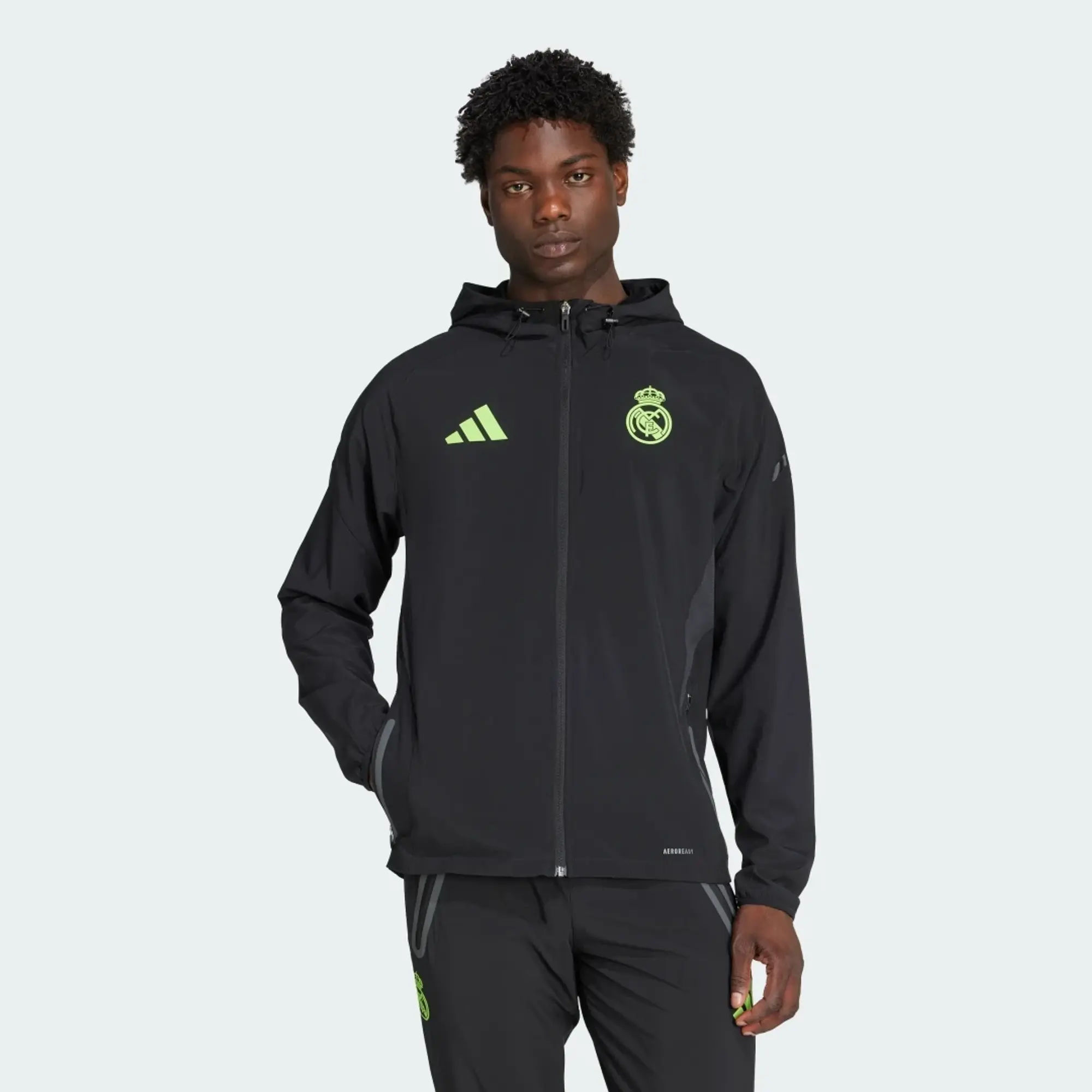 adidas Real Madrid Tiro 25 Pro Vis Tech Travel Jacket