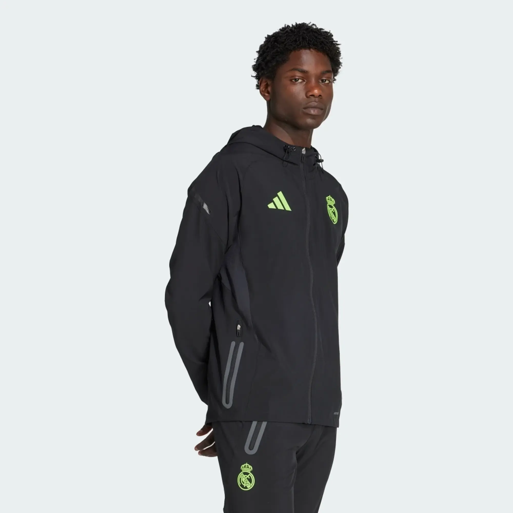 adidas Real Madrid Tiro 25 Pro Vis Tech Travel Jacket