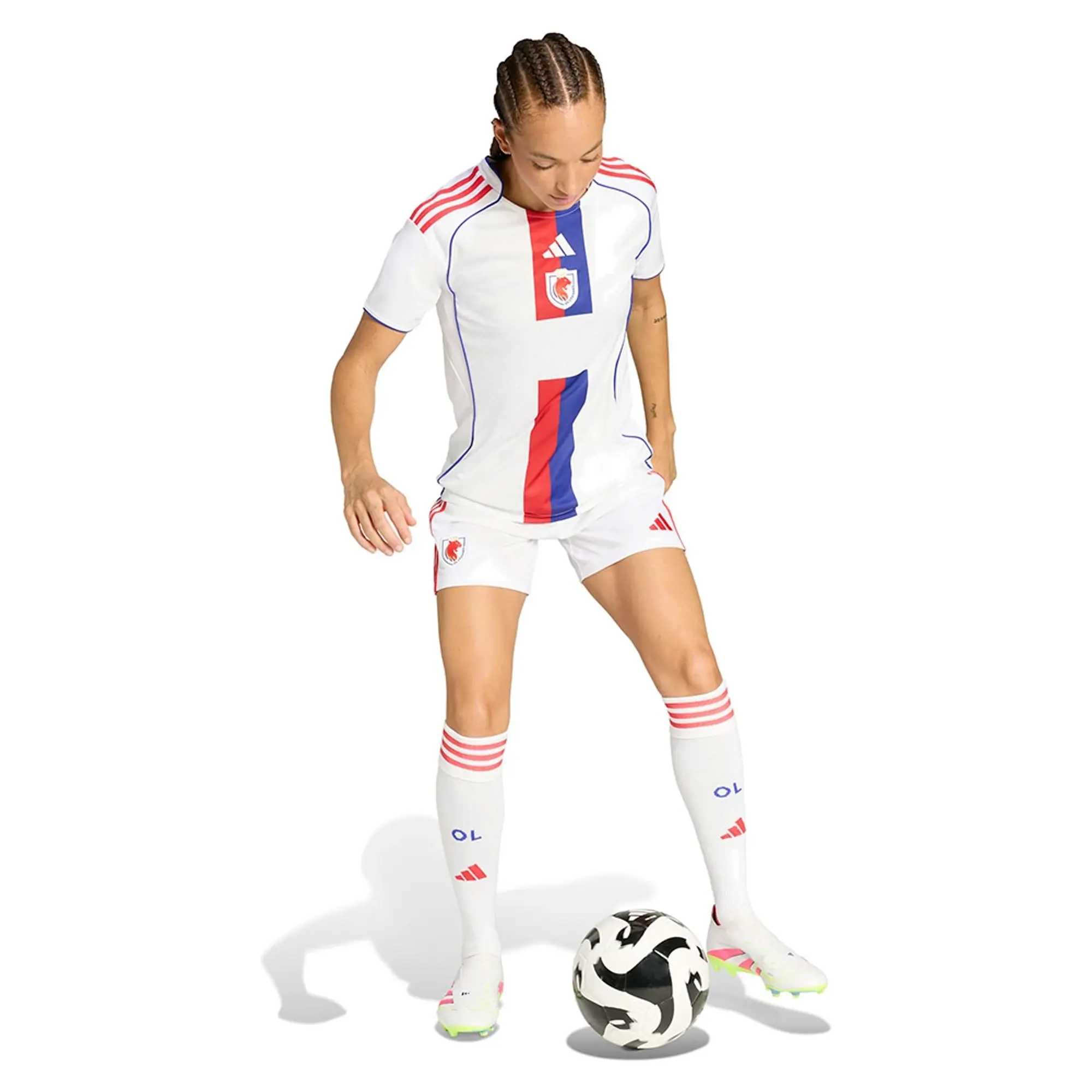 Adidas Olympique De Lyon 25/26 Women´s Team Home  - White