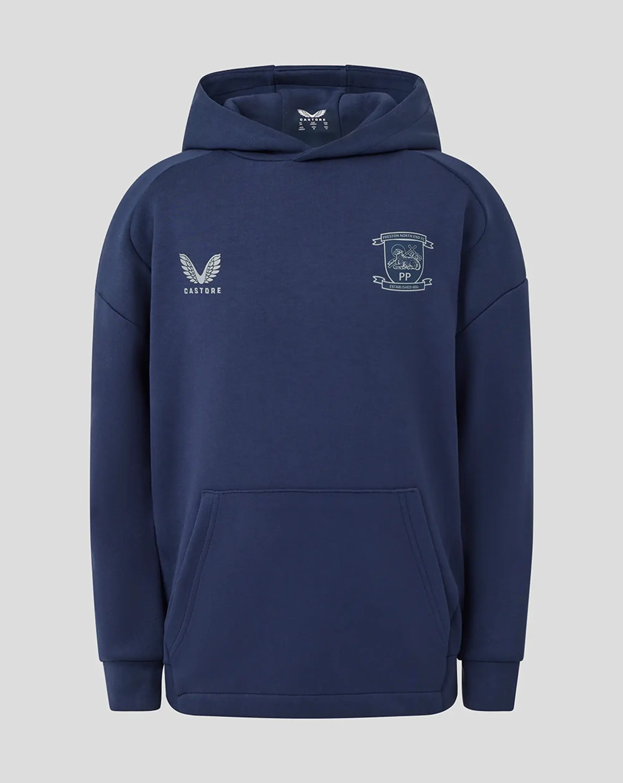 Castore Preston Junior 25/26 Travel Overhead Hoodie