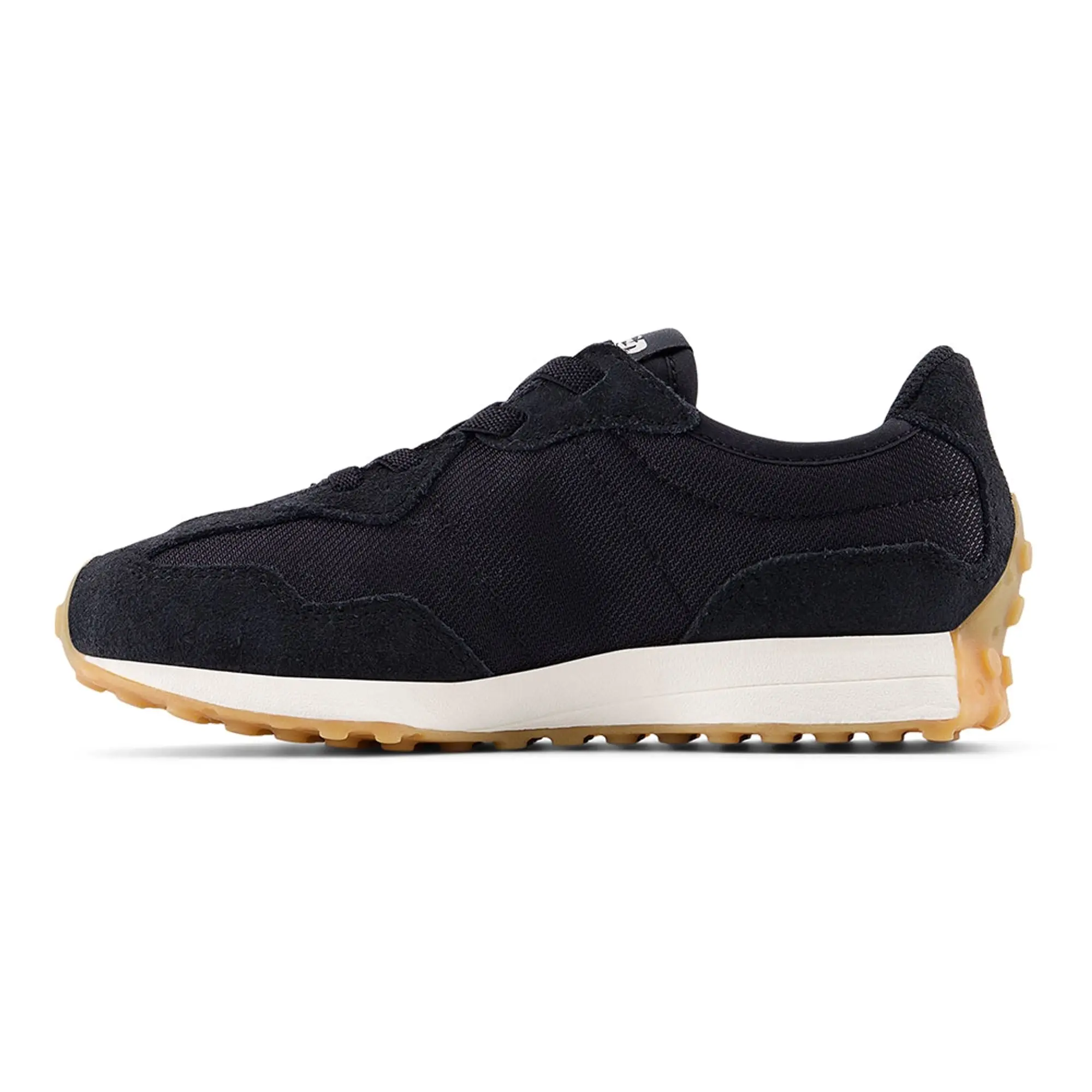 New Balance Kids' 327 BUNGEE LACE in Purple/Black Synthetic
